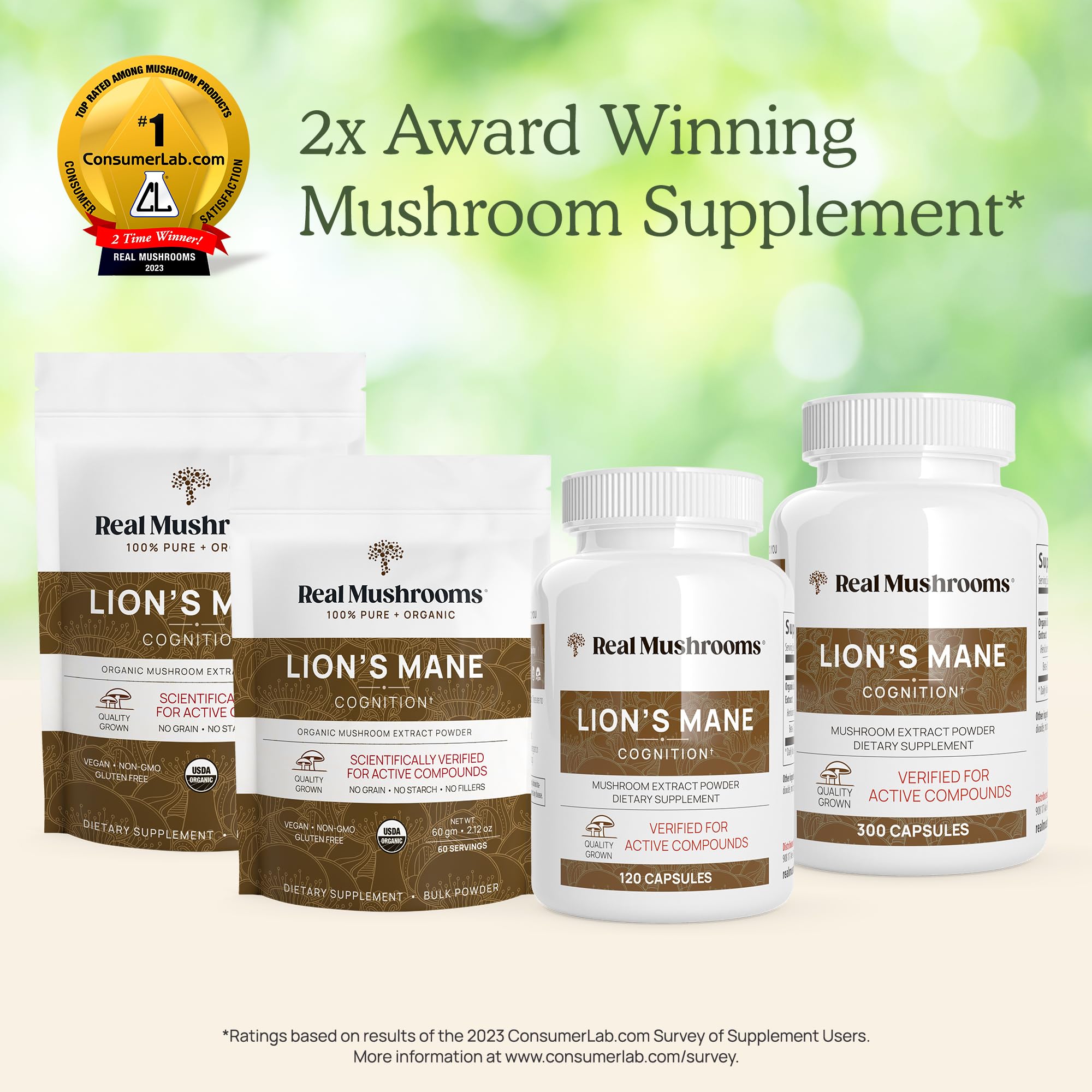 Real Mushrooms Lion’s Mane Capsules - Organic Lions Mane Mushroom Extract Real MushroomsAu supplements