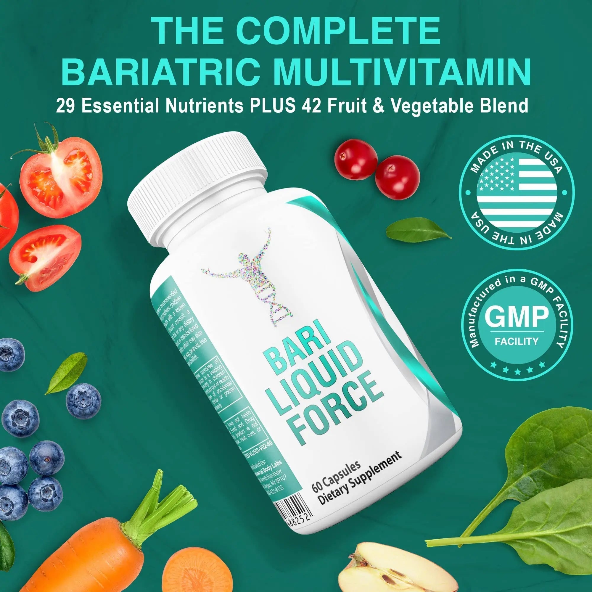 Universal Body Labs Bariatric Liquid Force Vitamin 2-Pack Universal Body LabsAu supplements