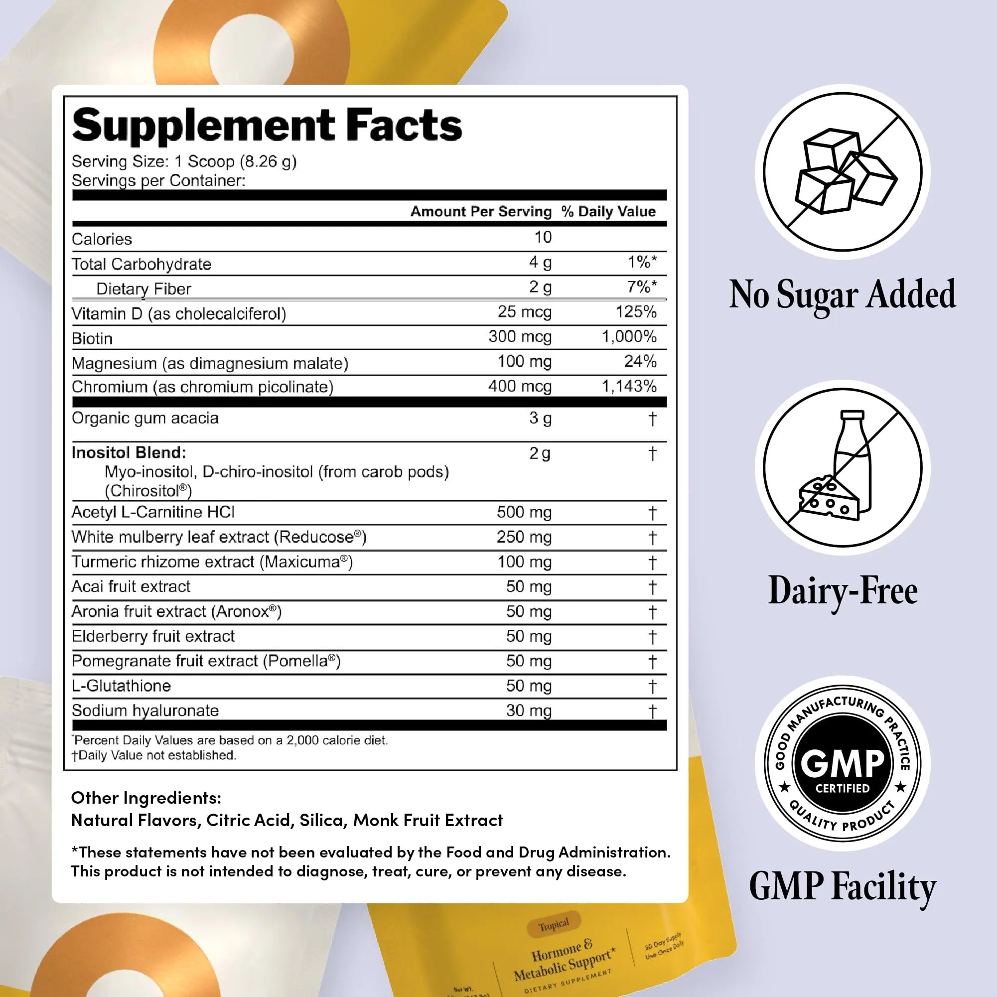 Ovii Metabolic Support for Women – Reducose® White Mulberry with Myo-Inositol & D-Chiro Inositol 40:1 Blend – Daily Wellness, Metabolic Balance & Appetite Control Supplement – 30 Servings, Tropical OviiAu supplements