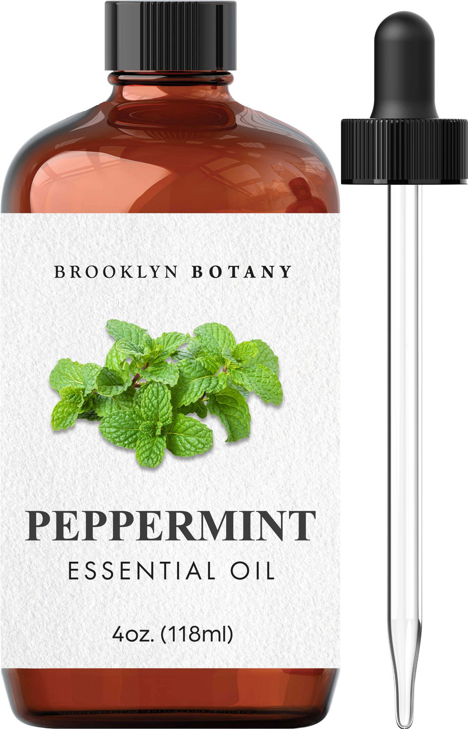 Brooklyn Botany Peppermint Essential Oil - Huge 4 Fl Oz - 100% Pure and Natural - Premium Grade Brooklyn BotanyAu supplements