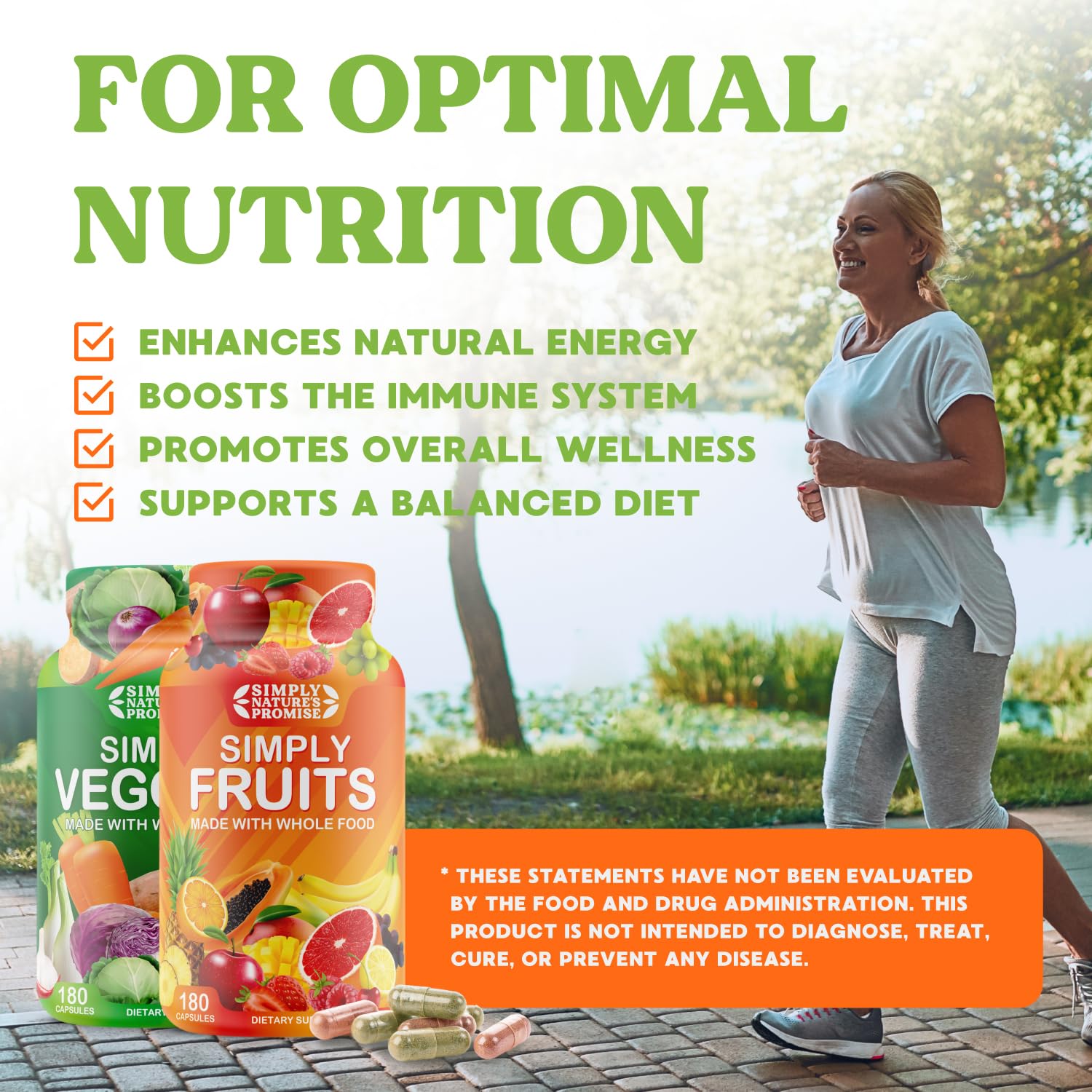 Simply Nature's Promise - Packed with Over 40 Different Fruits & Vegetables Simply Nature's PromiseUS supplements