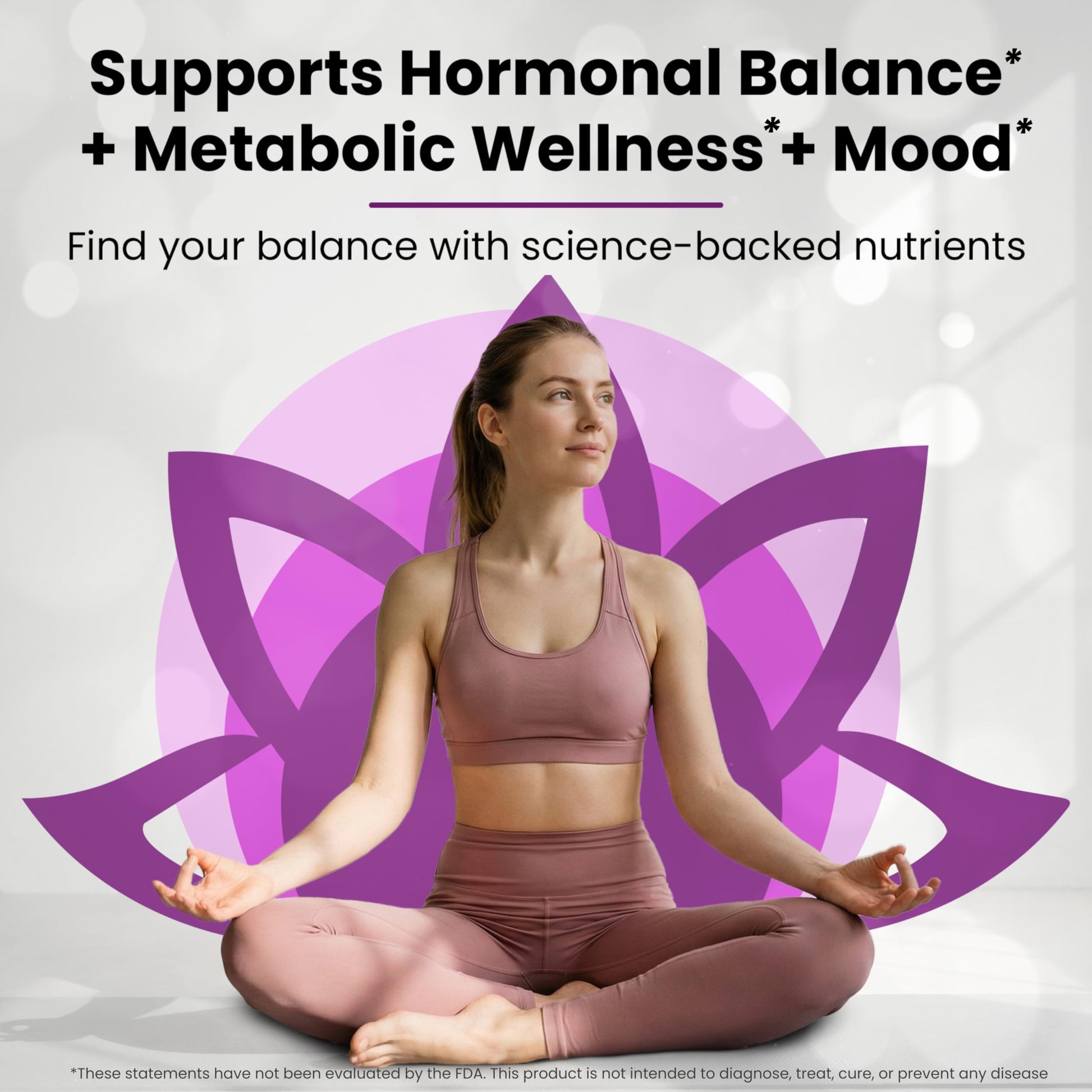 The Pink Bloom Myo & D-Chiro Inositol 40:1 Ratio – 120 Capsules | Myo Inositol Supplement for Women with Vitamin D, Ashwagandha, Folate & Zinc | Supplement for Hormone Balance & Ovarian Health The Pink BloomAu supplements
