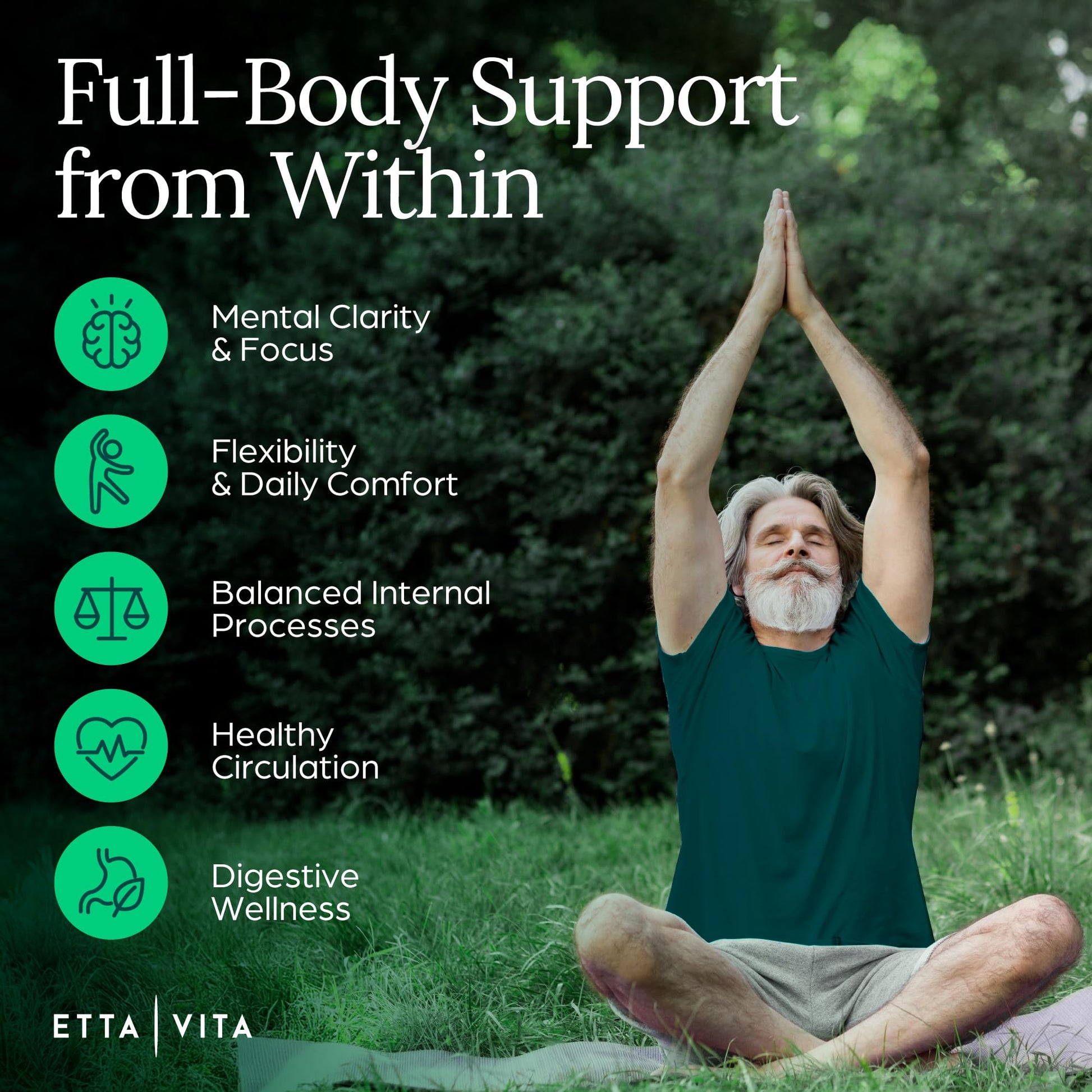 Potent Nattokinase 4000 FU Serrapeptase 240000 SPU Lumbrokinase 2000 FU Supplement - Proteolytic Enzymes Capsules for Energy Support, Digestion, Detox, Cognition & Gut Health for Men & Women Etta VitaAu supplements