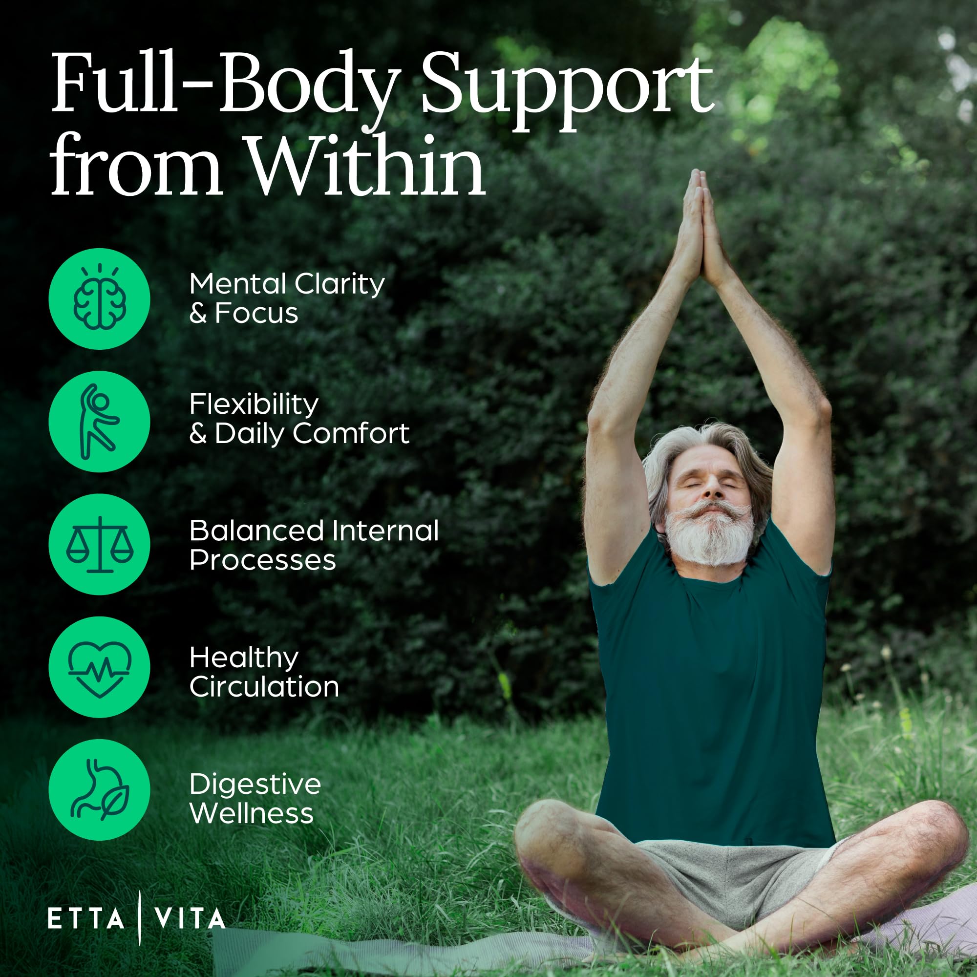 Potent Nattokinase 4000 FU Serrapeptase 240000 SPU Lumbrokinase 2000 FU Supplement - Proteolytic Enzymes Capsules for Energy Support, Digestion, Detox, Cognition & Gut Health for Men & Women Etta VitaAu supplements
