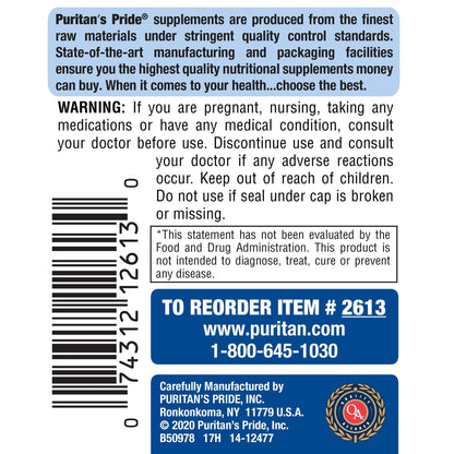 Puritan's Pride Probiotic Supplement, Acidophilus, Capsule, 250 Count(Pack of 1) Puritan's PrideUS supplements
