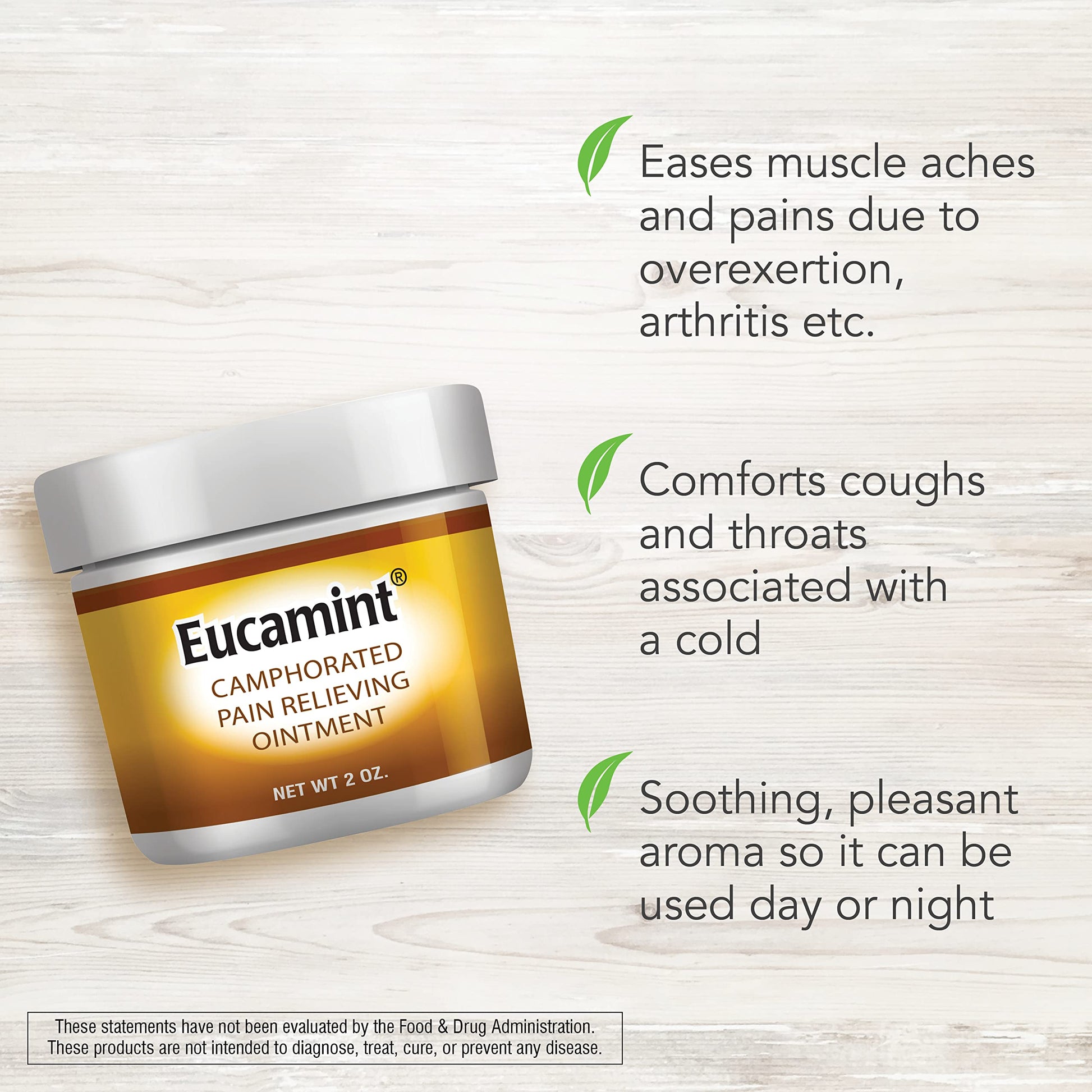 Botanic Choice Eucamint-Pain Relieving Ointment-Muscle, Joints, Sinus, Coughs Botanic ChoiceAu supplements