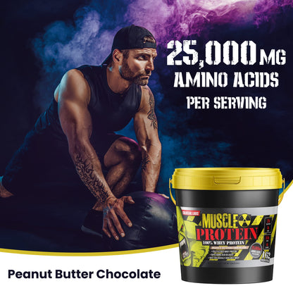 COLOSSAL LABS Muscle Growth Whey Protein [12 lbs/Pack of 1]–Peanut Butter Chocolate COLOSSAL LABSUS supplements