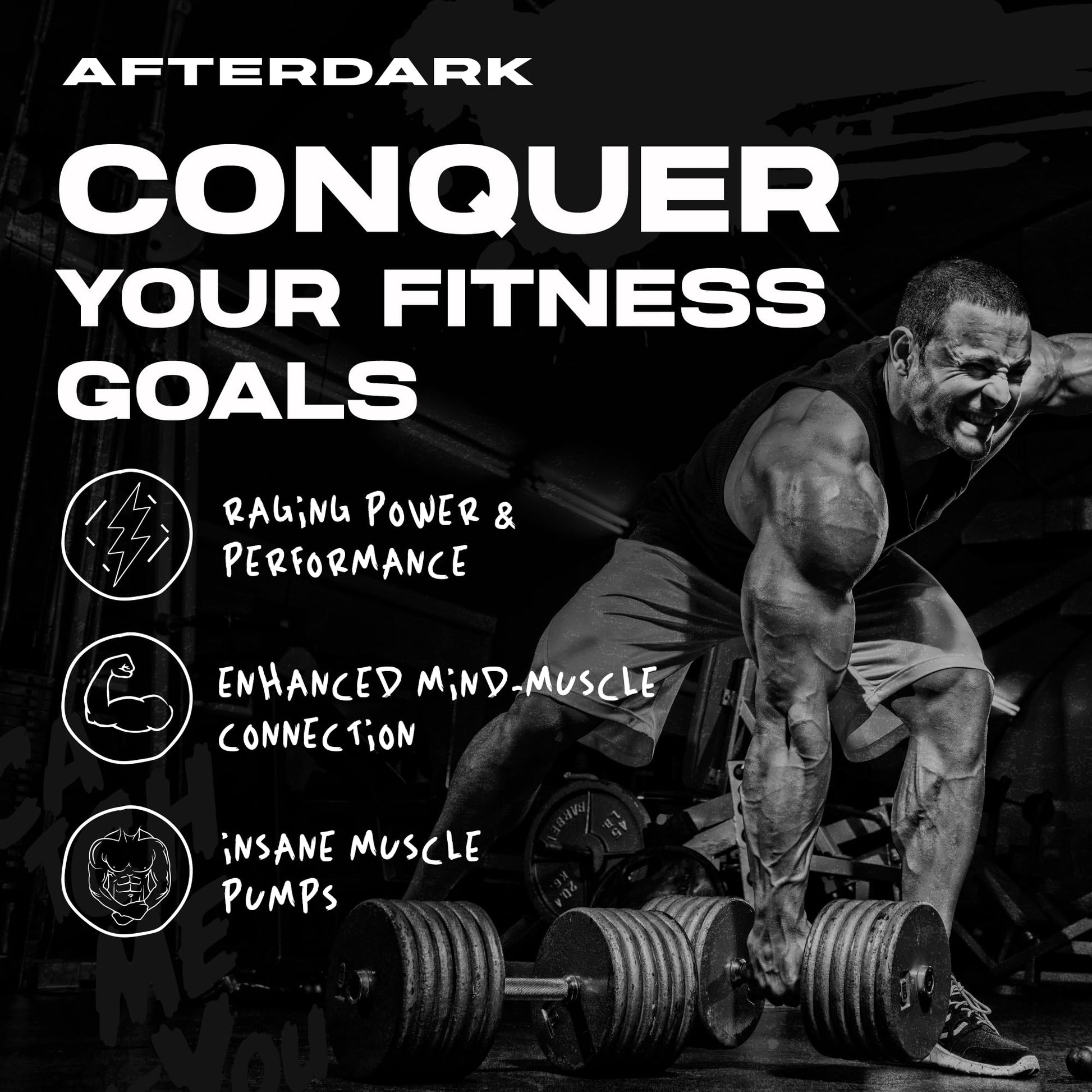 AFTERDARK INHUMAN Pre-Workout Powder, Enhanced Mind-Muscle Connection AFTERDARKAu supplements