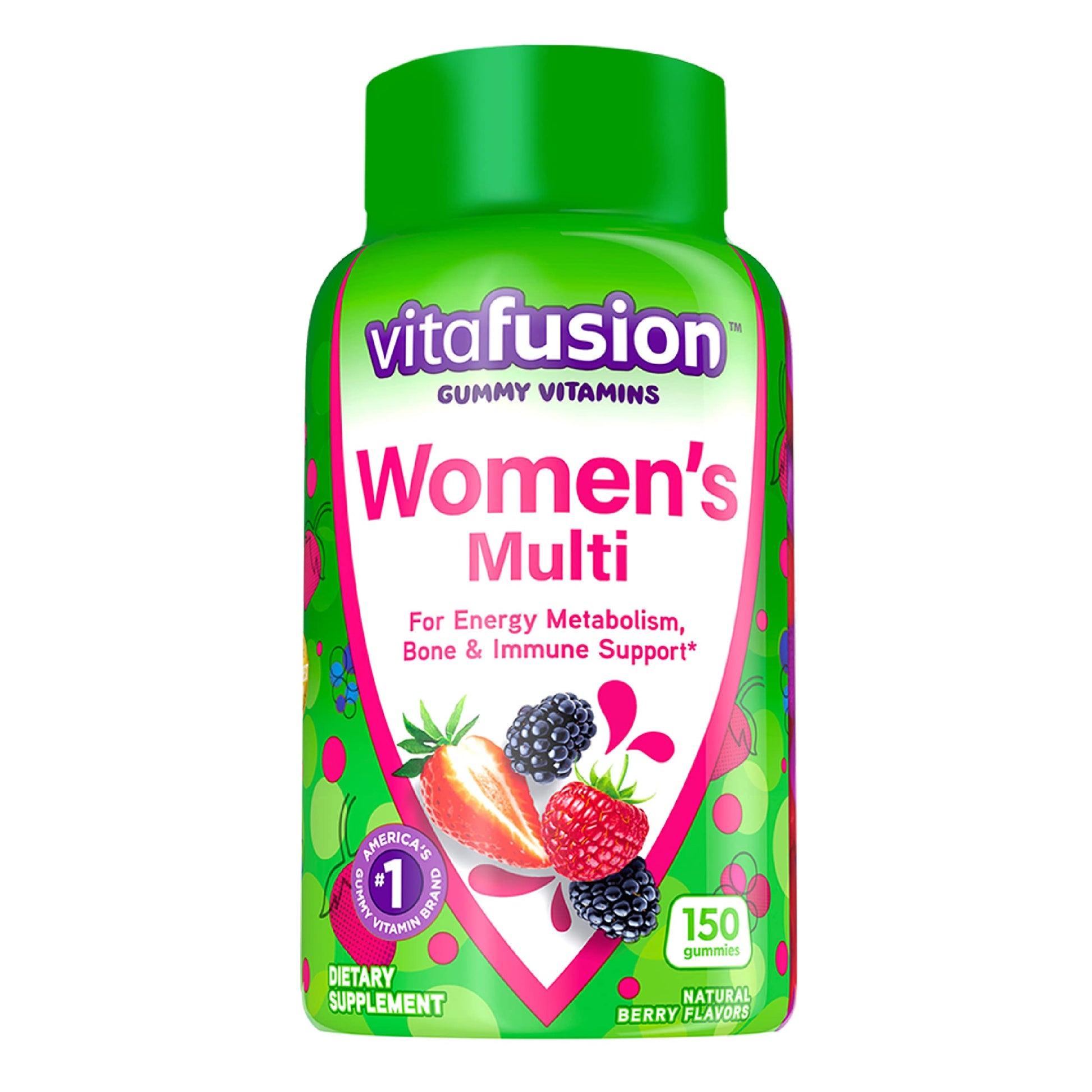 Vitafusion Fiber Well Sugar Free Fiber Supplement & Womens Multivitamin Gummies VitafusionUS supplements