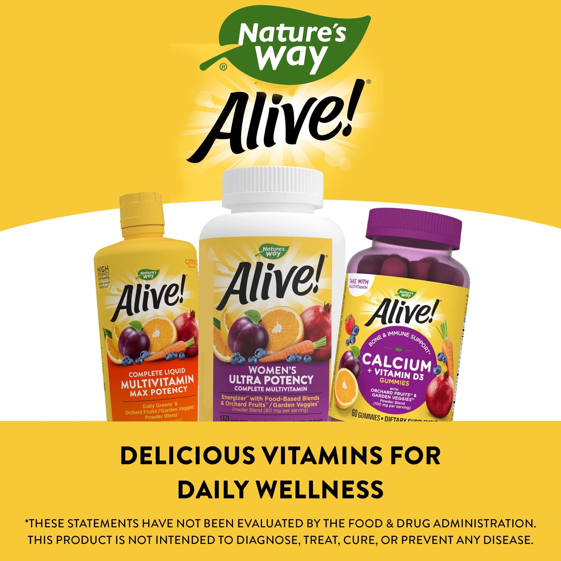 Nature's Way Alive! Women's Daily Ultra Multivitamin, High Potency Formula Nature's WayAu supplements