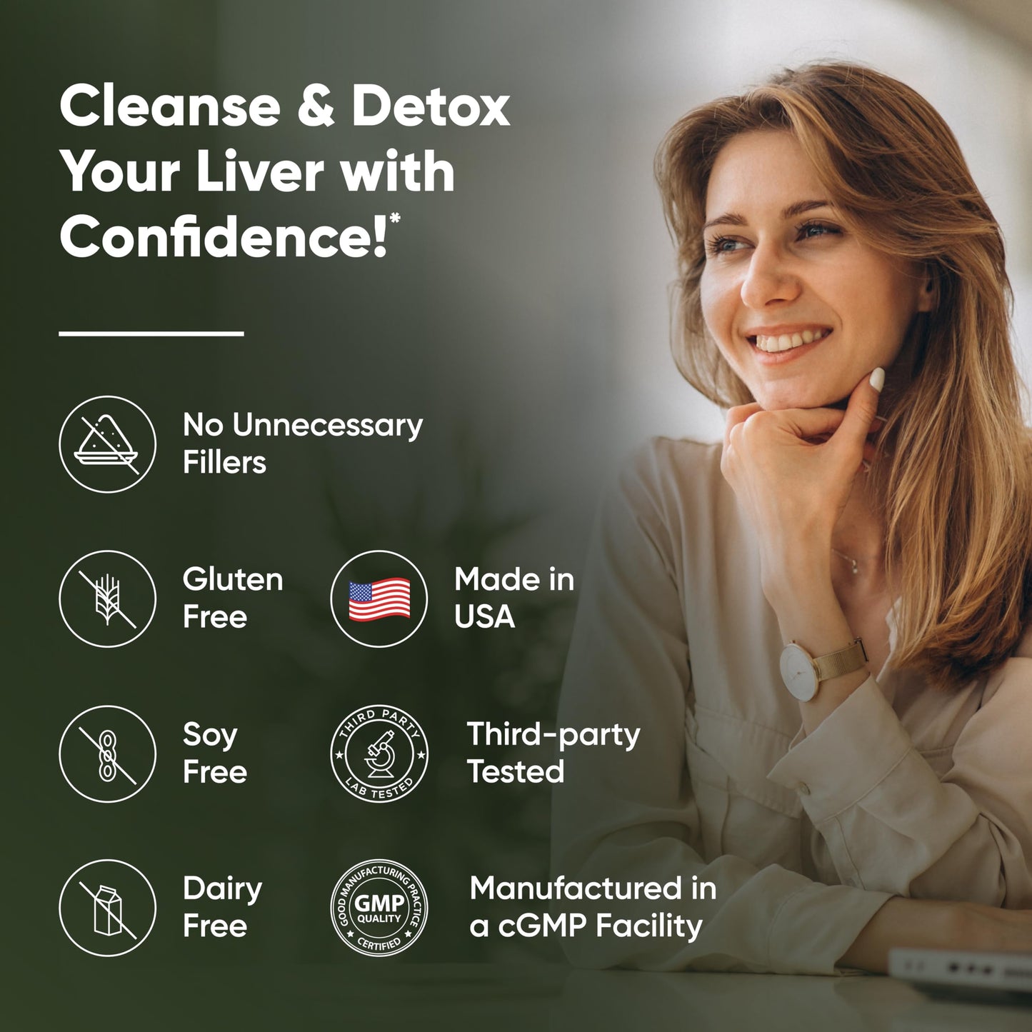 Sandhu's Liver Renew Cleanse Detox, Repair & Support |70 Capsules| 1 Month+ Supply Sandhu'sUS supplements