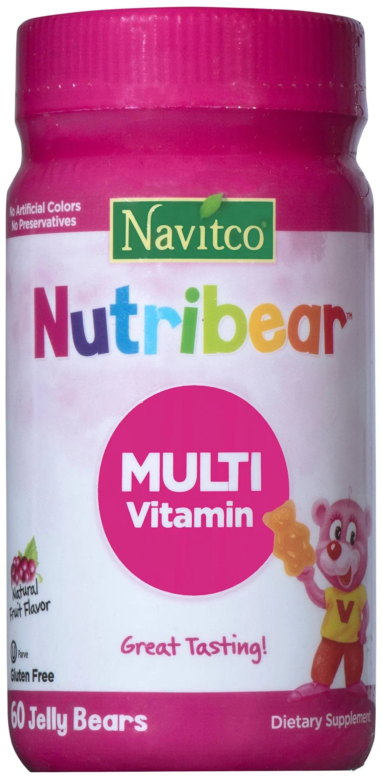 Navitco. Kosher NutriBear Multi Vitamin Great Tasting Jellies - 60 Bears NavitcoAu supplements