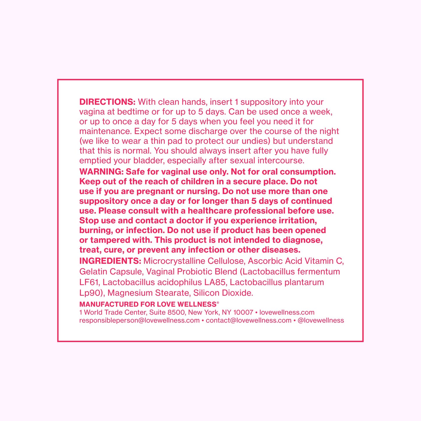 Love Wellness The Killer & Flora Power | Vaginal Suppository Duo with Boric Acid, Probiotics & Vitamin C | Supports pH Balance, Odor Control & Feminine Health | Fragrance-Free, Non-GMO & Paraben Free Love WellnessUS supplements