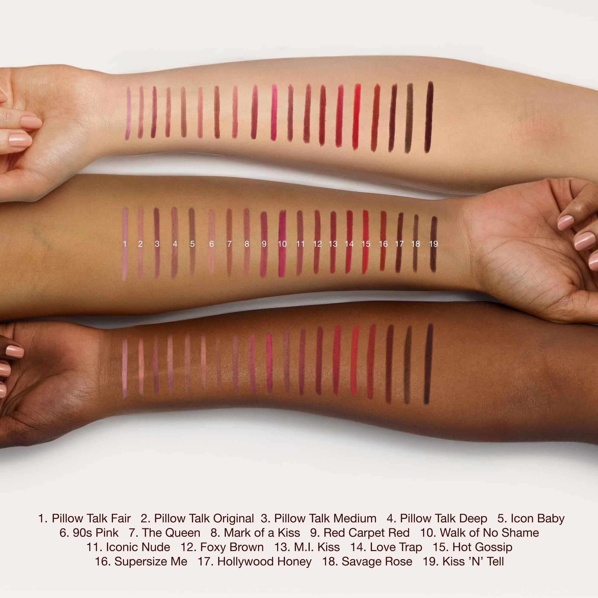 Charlotte Tilbury Lip Cheat Lip Liner Pencil - Gives Lips a Fuller-Looking, Defined Pout - Enriched with Jojoba Oil & Hyaluronic Acid - Waterproof, Smudge-Proof & Transfer-Proof - Pillow Talk Medium Charlotte TilburyAu supplements
