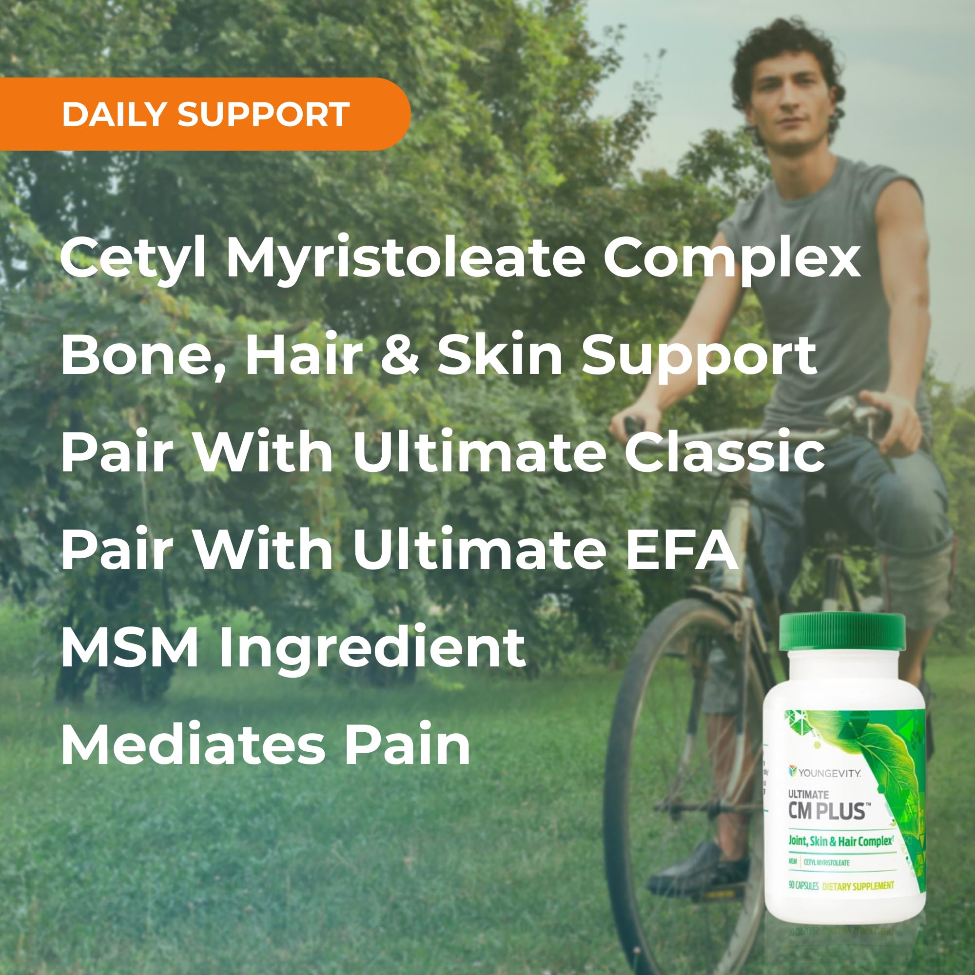 Youngevity Ultimate CM Plus™ - Patented Bone Health Supplement MSM & Cetyl Myristoleate - Muscle and Bone Health Complex - (90 Capsules) YoungevityAu supplements