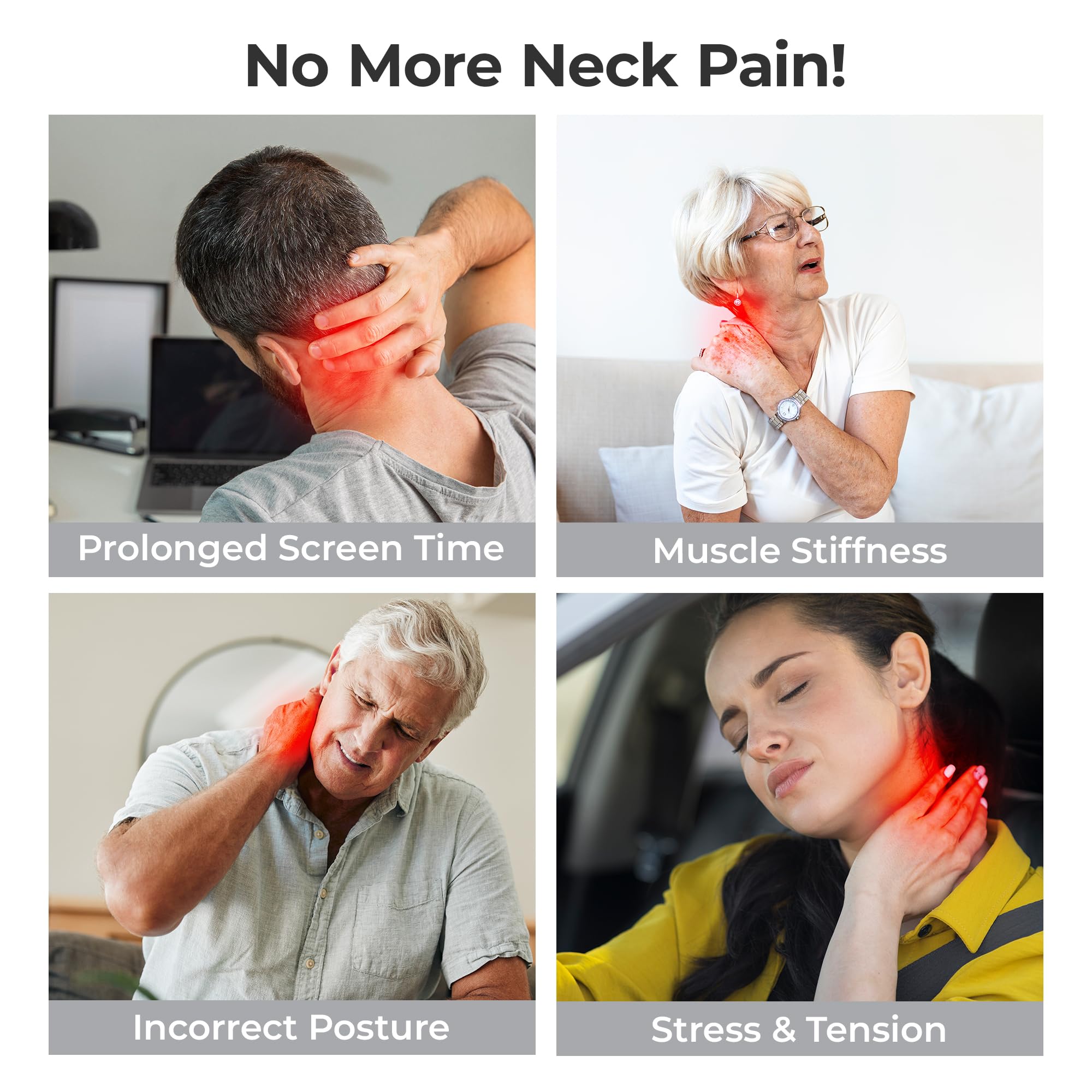 Lifepro Red Light Therapy for Neck - Compact & Rechargeable Red Light Therapy Device- On-The-Go LifeProAu supplements