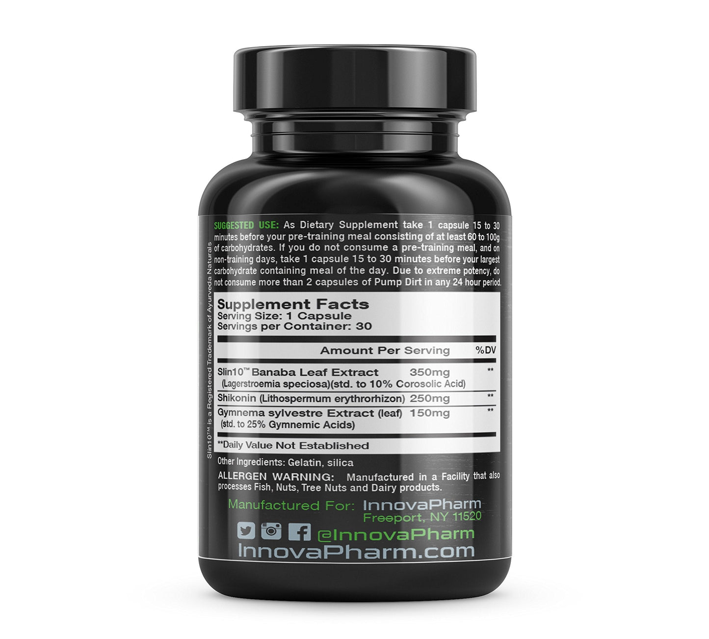 InnovaPharm Pump Dirt - 30 Capsules InnovaPharmUS supplements