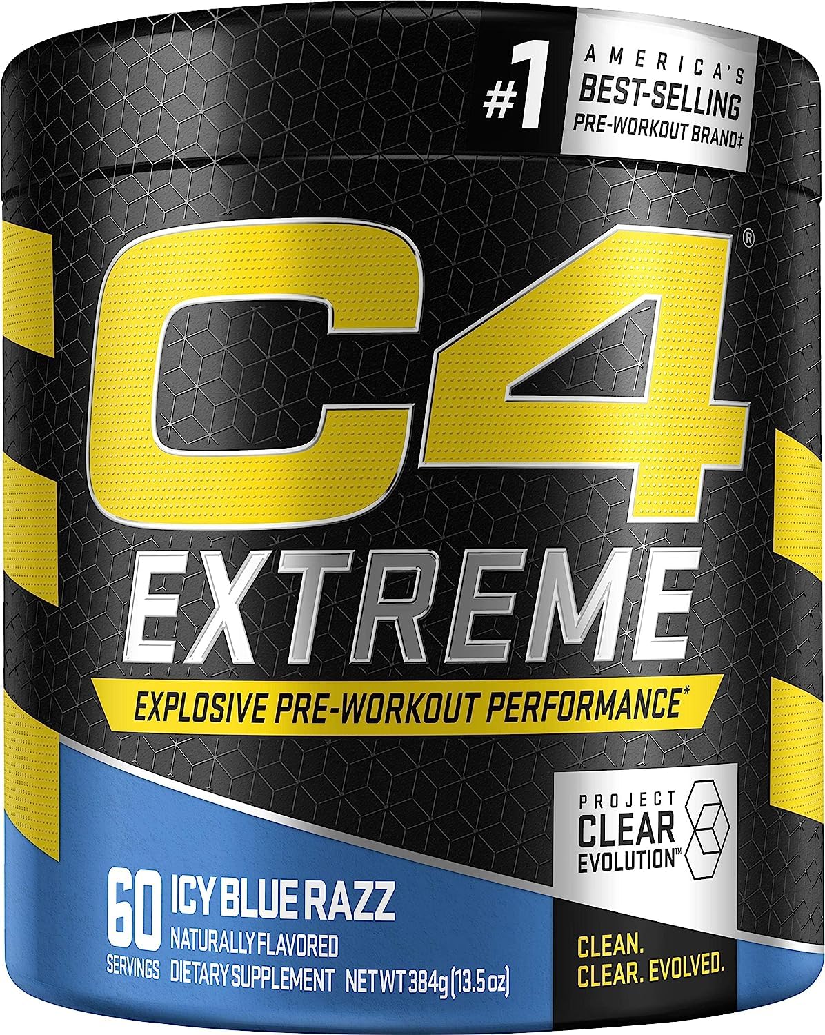 C4 Extreme Pre Workout Powder Icy Blue Razz | Preworkout Energy Supplement for Men CellucorUS supplements