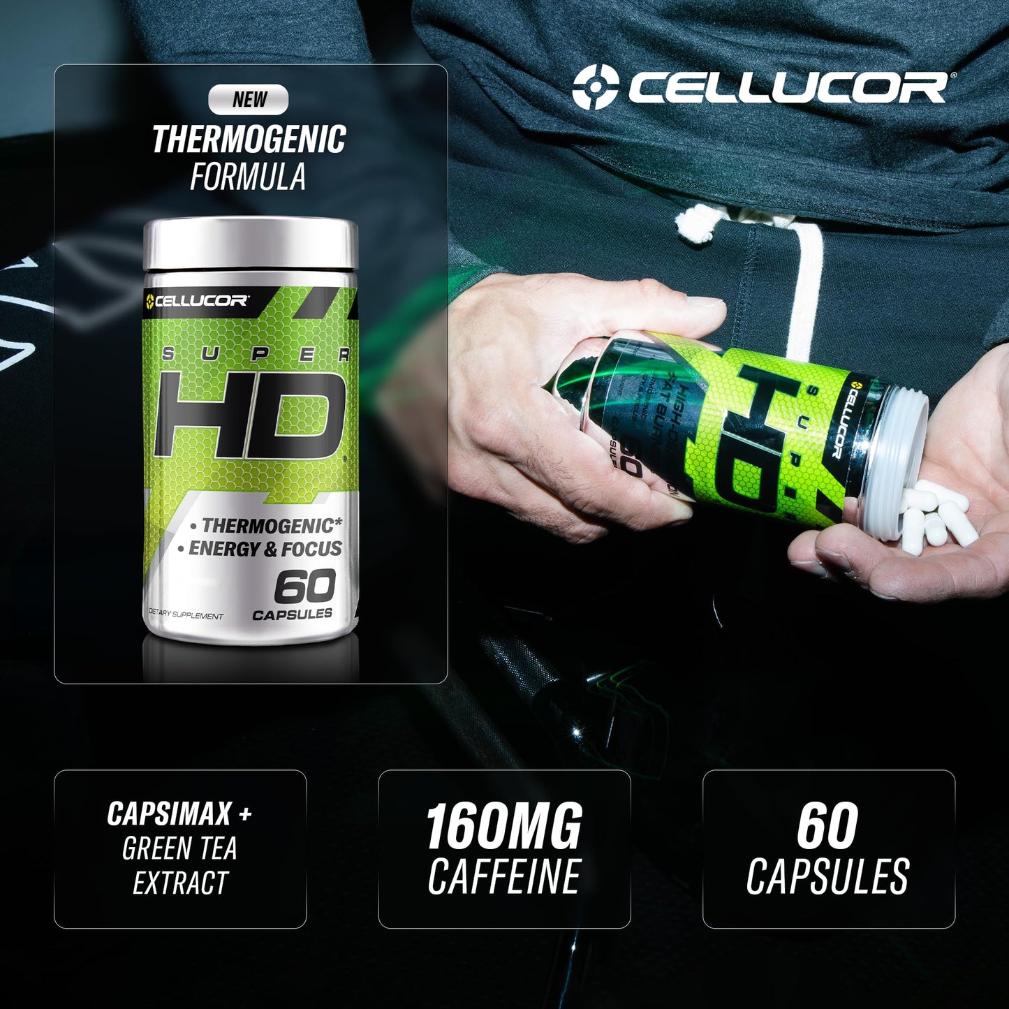 C4 Ripped & SuperHD, The Thermogenic Bundle, C4 Ripped Pre Workout Powder CellucorUS supplements
