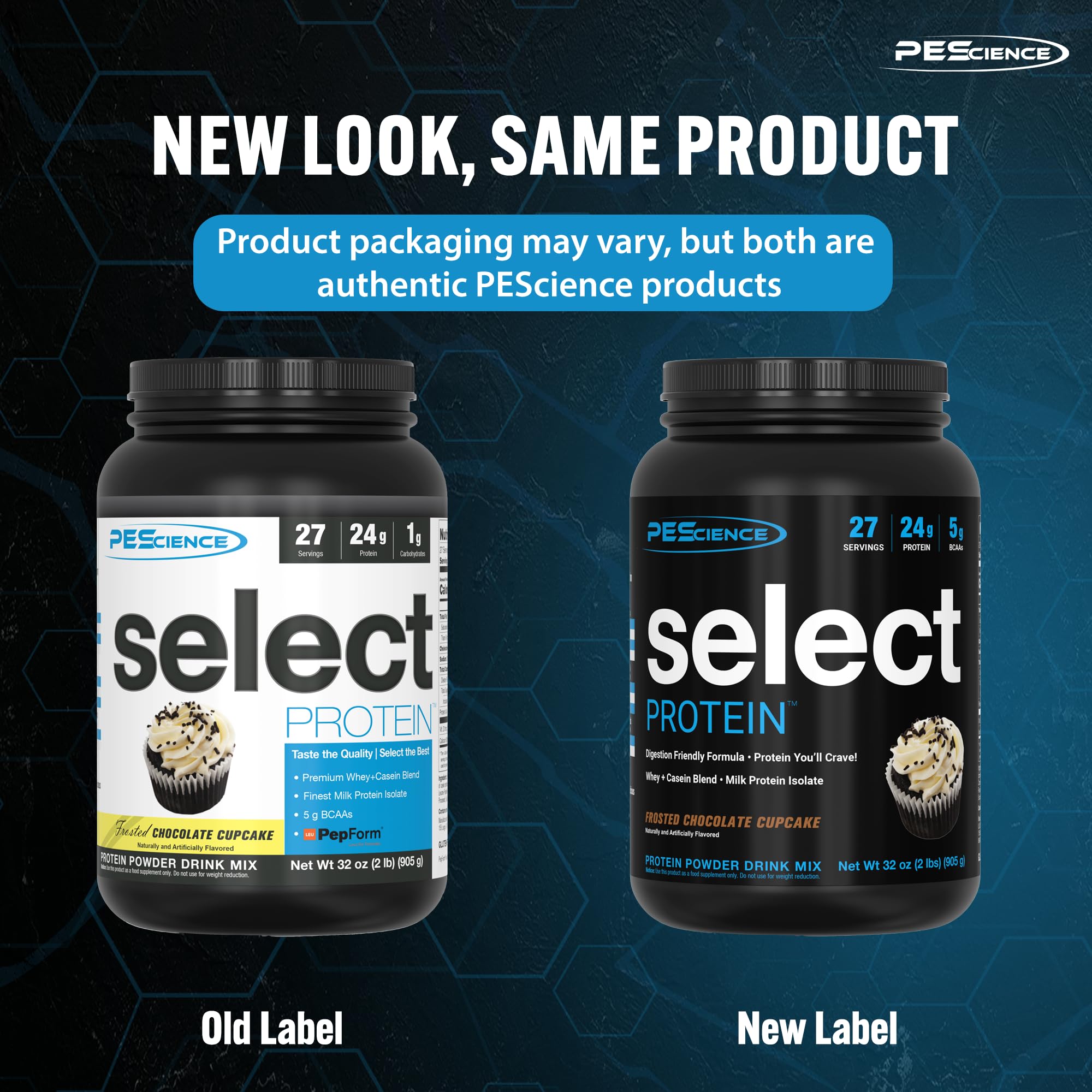 PEScience Select Low Carb Protein Powder, Chocolate Cupcake, 27 Serving, Keto PEScienceUS supplements