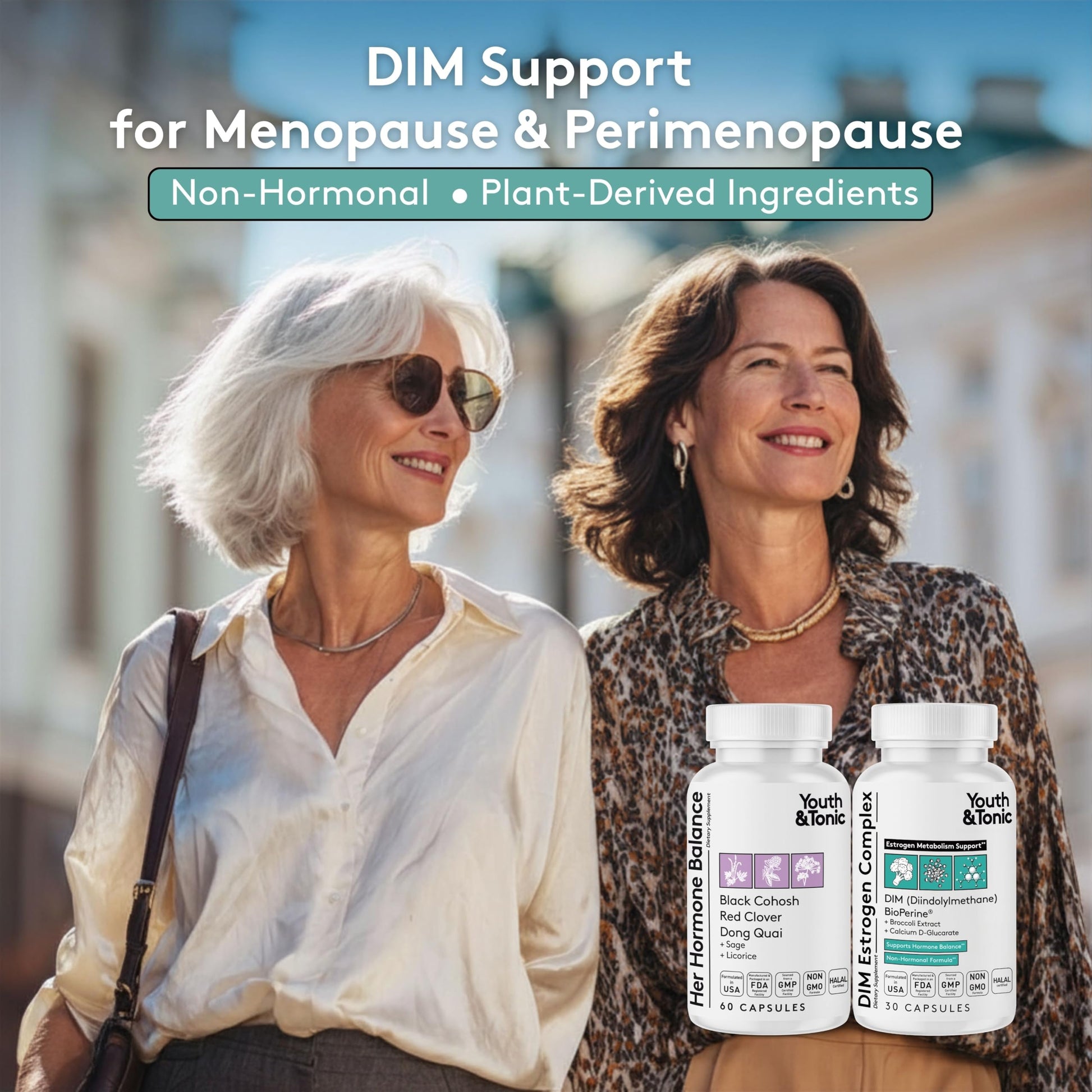 Youth & Tonic DIM Supplement for Women – Estrogen Metabolism & Hormonal Support – Menopause, Perimenopause & Premenopausal Bundle, 90 Capsules Youth & TonicAu supplements