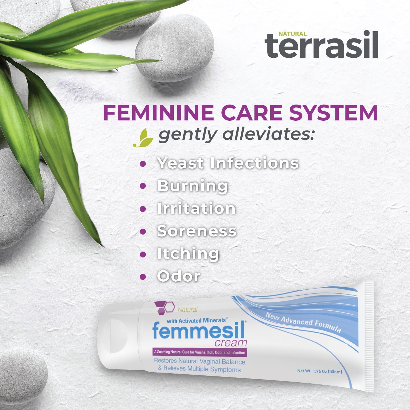 Femmesil Feminine Care Vaginal Health Antifungal Cream for Relief from Yeast Infection, Vaginal Itch & Irritation AidanceAu supplements