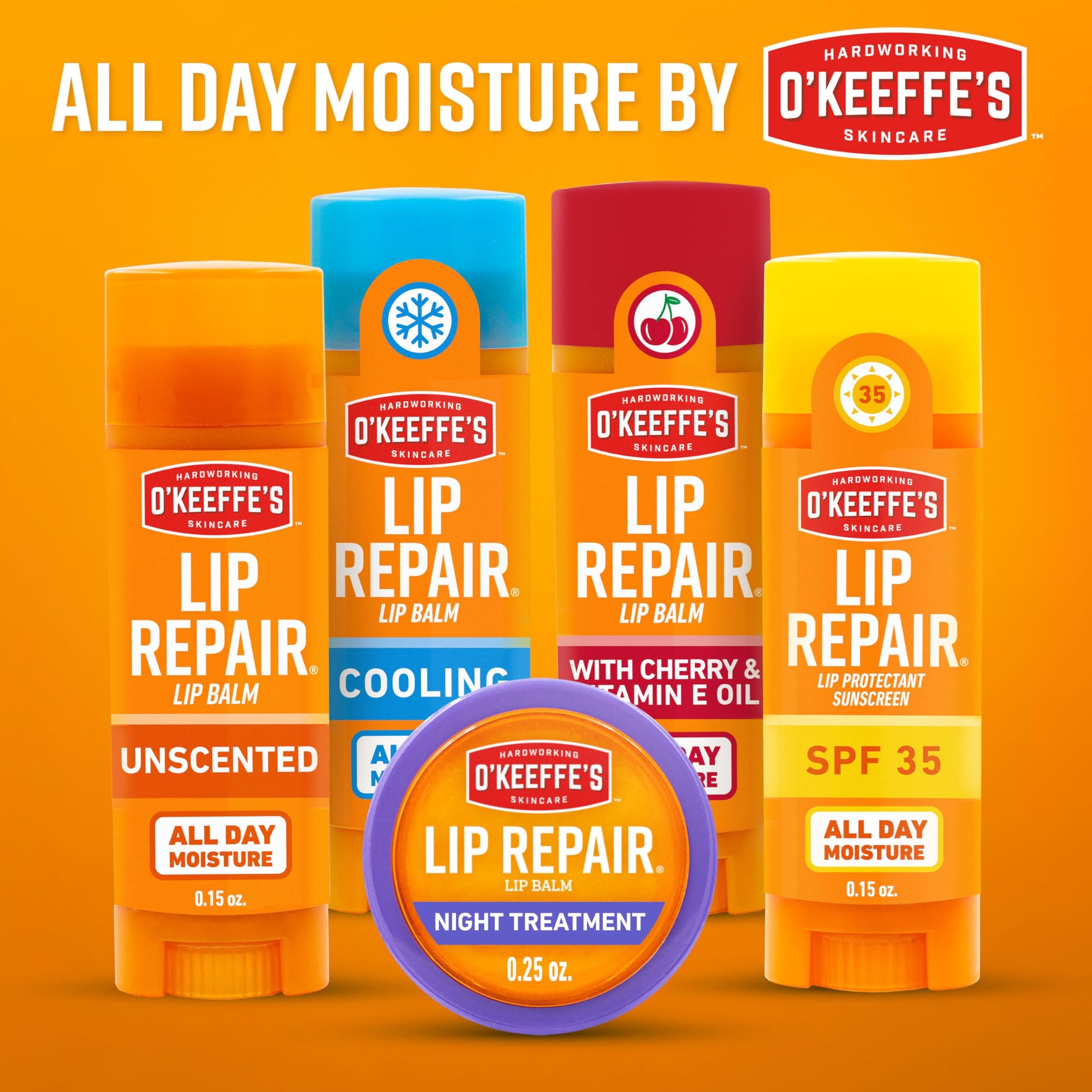 O'Keeffe's Lip Repair SPF 35 Lip Balm - Stick (3 Pack) - Sun-Safe Moisturizer for Extremely Cracked, Dry Lips O'Keeffe'sAu supplements