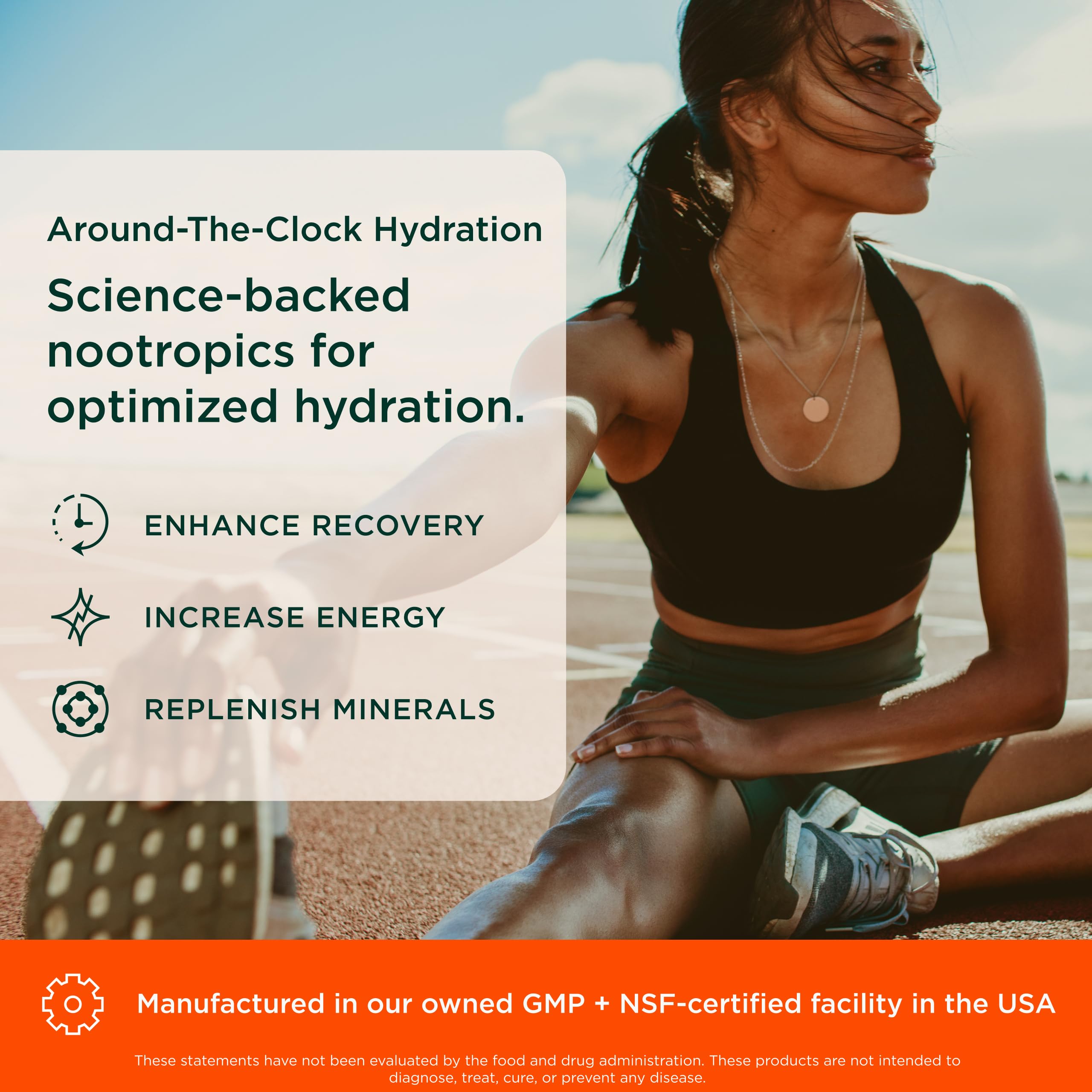 The Genius Brand Genius Electrolytes - Electrolyte Powder for Active Lifestyles - Supports Hydration, Energy, Endurance, Muscle Growth & Recovery - Lemon Lime - 30 Servings The Genius BrandUS supplements