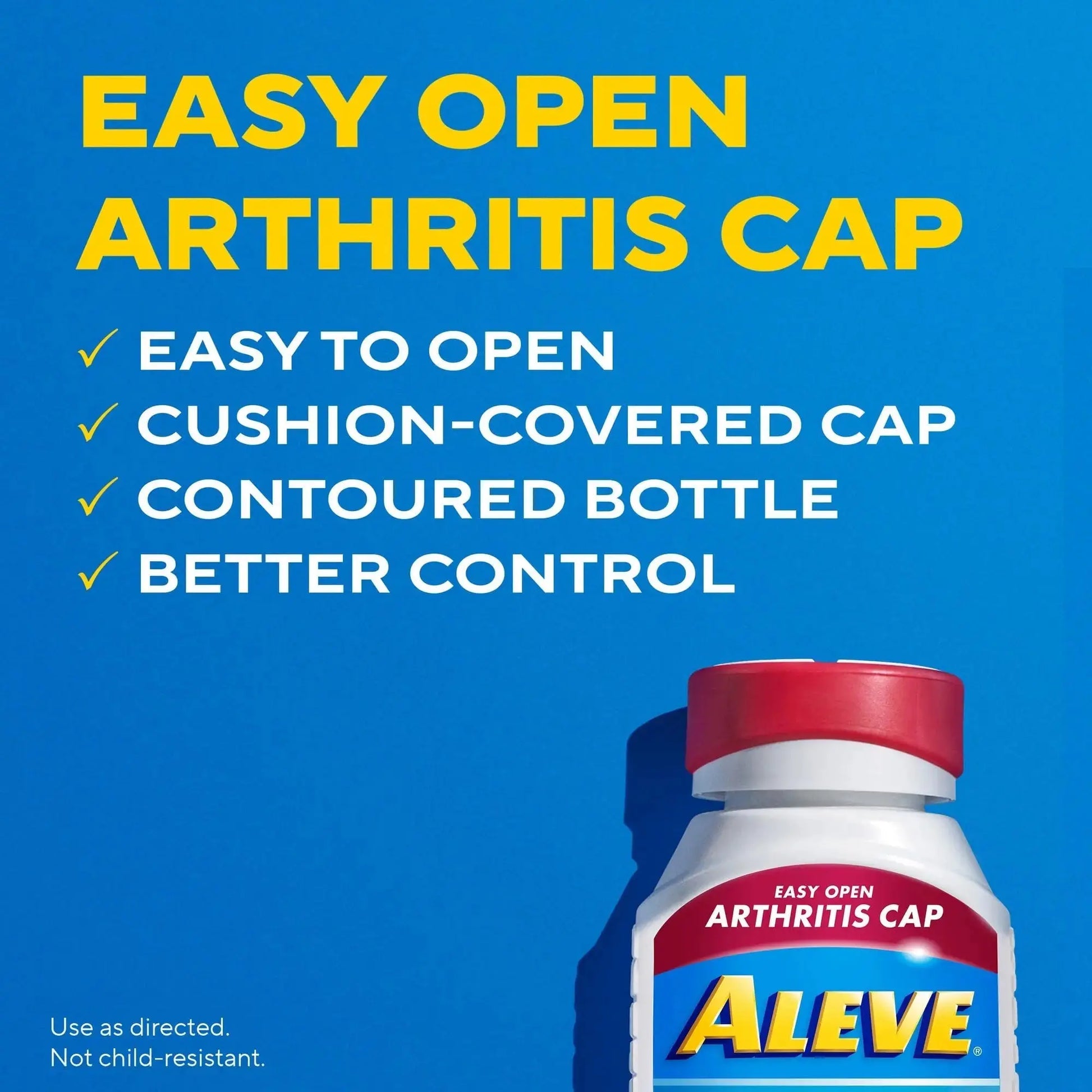 Aleve Gelcaps with Easy Open Arthritis Cap, Naproxen Sodium, Medication for Arthritis Pain, 160 Count AleveAu supplements