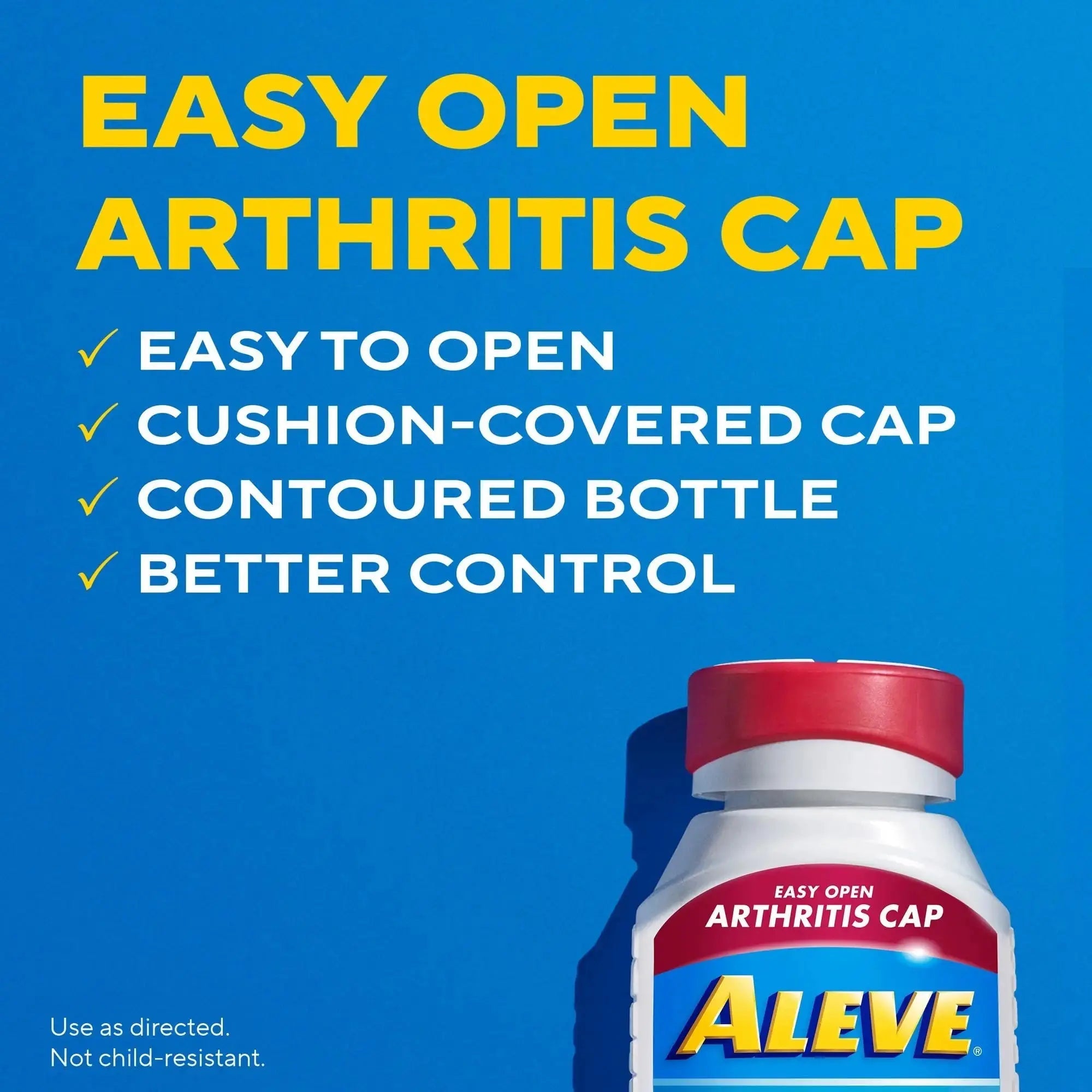 Aleve Gelcaps with Easy Open Arthritis Cap, Naproxen Sodium, Medication for Arthritis Pain, 160 Count AleveAu supplements