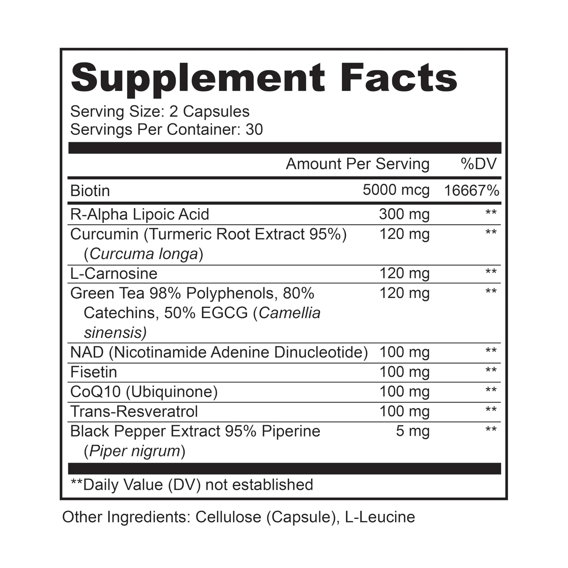 LIVELY VITAMIN CO. Perfect Ten - Anti-Aging & Antioxidant Supplement - Biotin & Lipoic Acid - Healthy Hair, Skin, Nails - Energy Boost - Sharper Brain Function - Stronger Immunity - 60 Capsules LIVELY VITAMIN COnz supplements