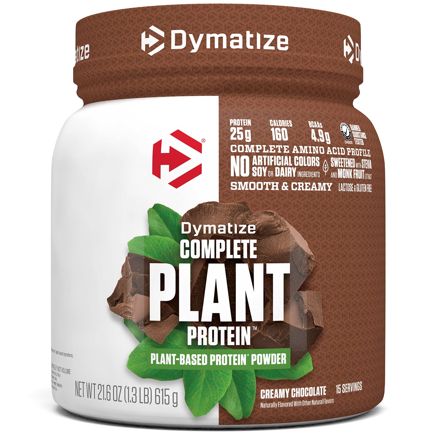 Dymatize Vegan Plant Protein, Creamy Chocolate, 25g Protein, 4.8g BCAAs, Complete DymatizeUS supplements