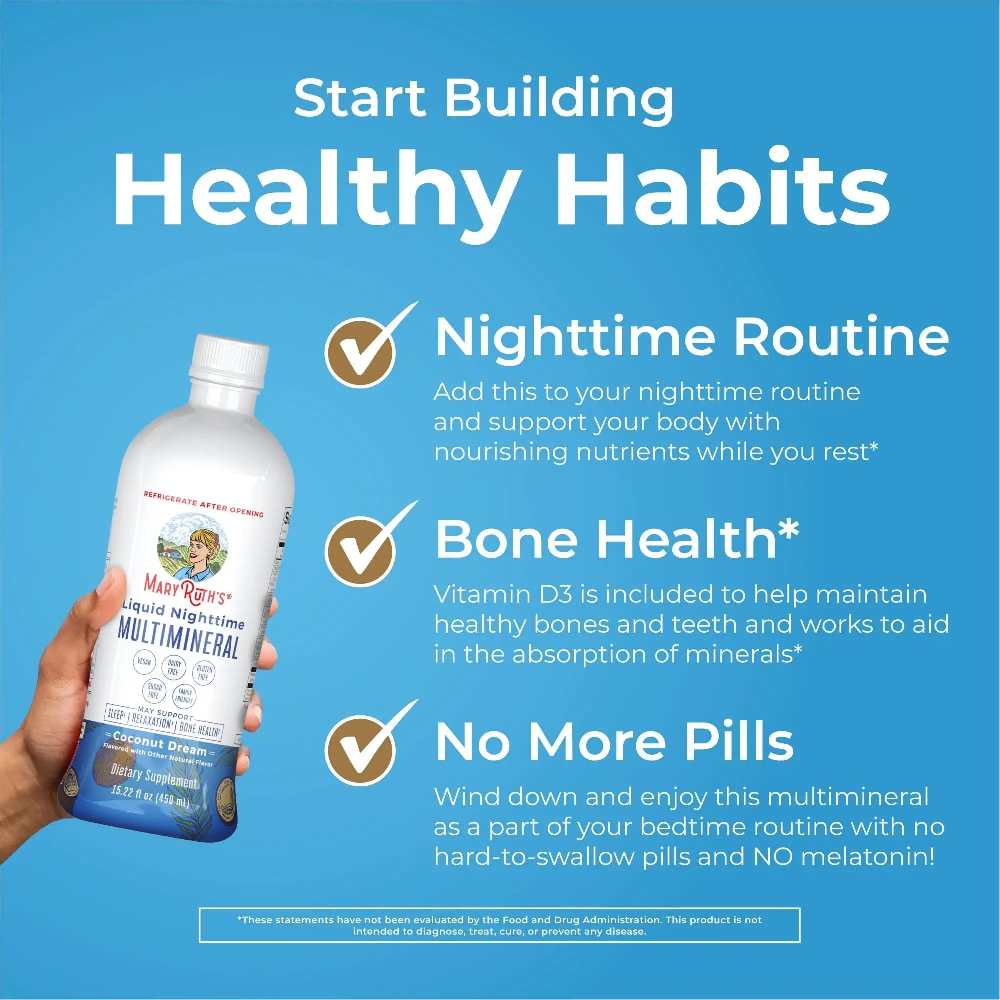 MaryRuth's Multivitamin Gummies for Women (Strawberry) & Liquid Nighttime Multimineral (Pineapple) | Clean Label Project Verified | MARYRUTH'SAu supplements