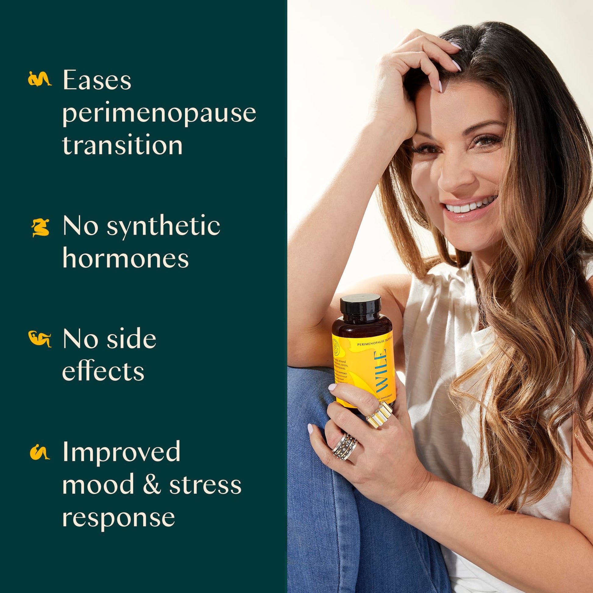 Wile Perimenopause Supplement for Women with Ashwagandha, Kudzu Root, Hops Extract WILEAu supplements