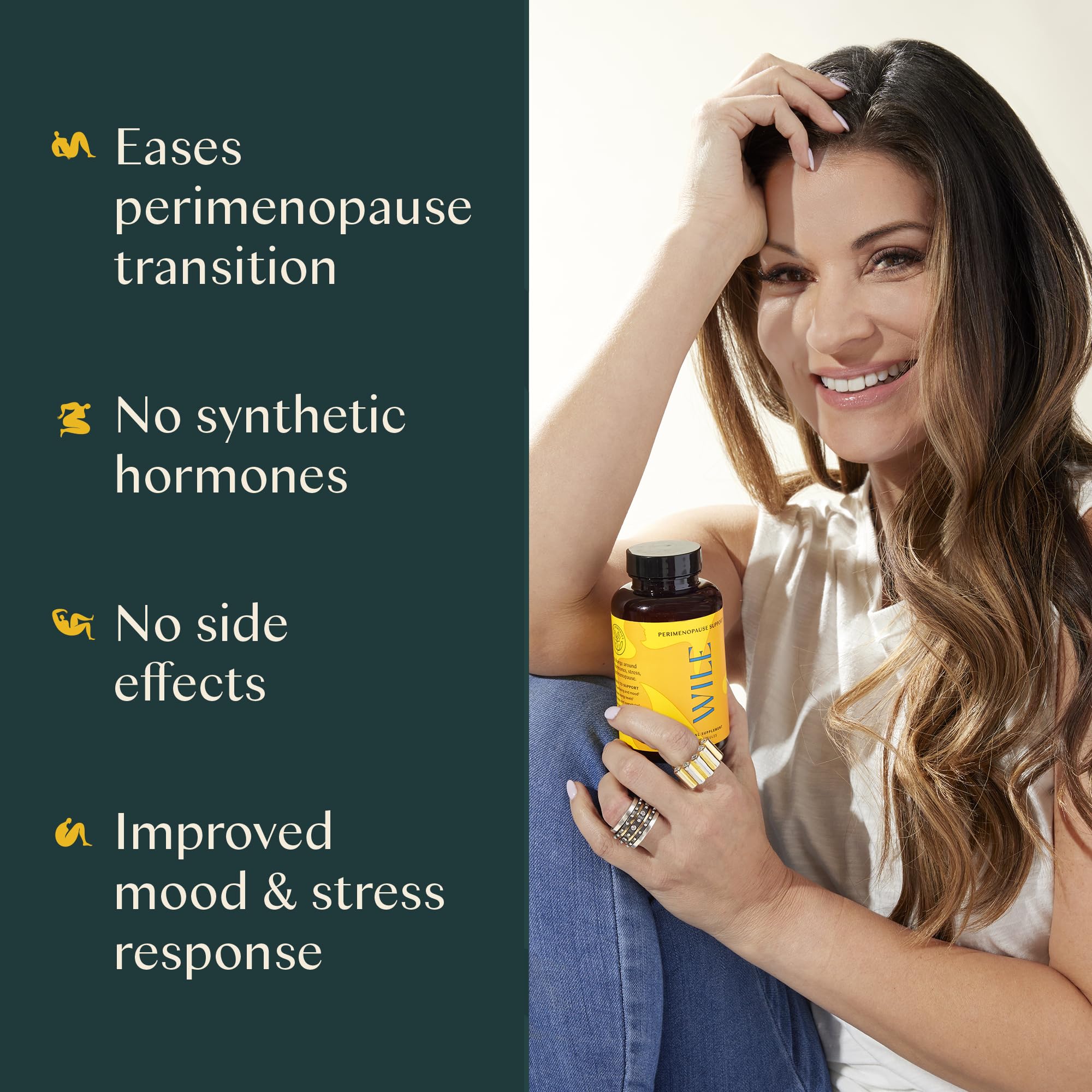 Wile Perimenopause Supplement for Women with Ashwagandha, Kudzu Root, Hops Extract WILEAu supplements