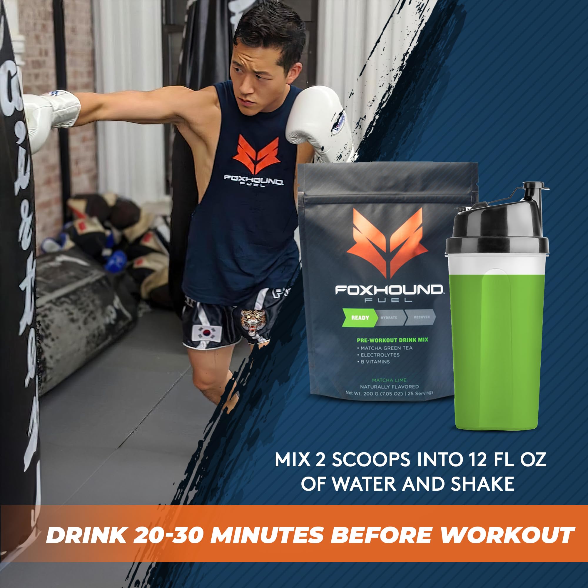 Foxhound Fuel Keto Pre Workout Powder Electrolytes Drink Mix, Sugar Free Preworkout Foxhound FuelAu supplements