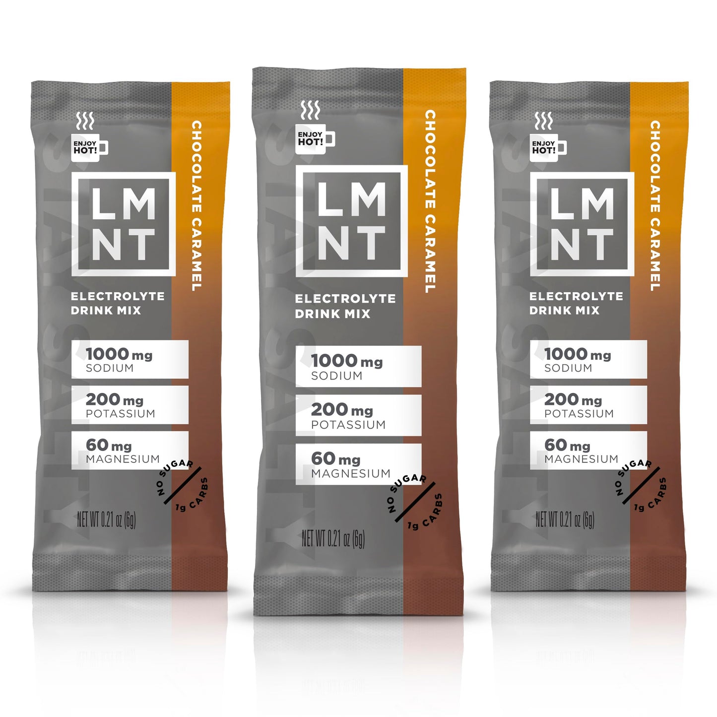 LMNT Hot Chocolate and Coffee Mixer - Chocolate Caramel Salt Electrolytes | No Sugar Drink LMNTUS supplements
