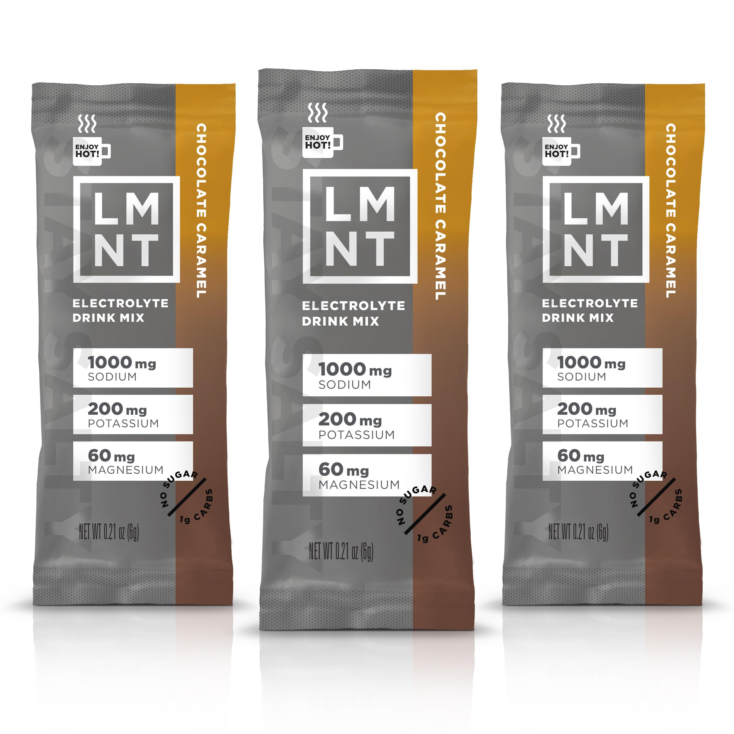 LMNT Hot Chocolate and Coffee Mixer - Chocolate Caramel Salt Electrolytes | No Sugar Drink LMNTAu supplements