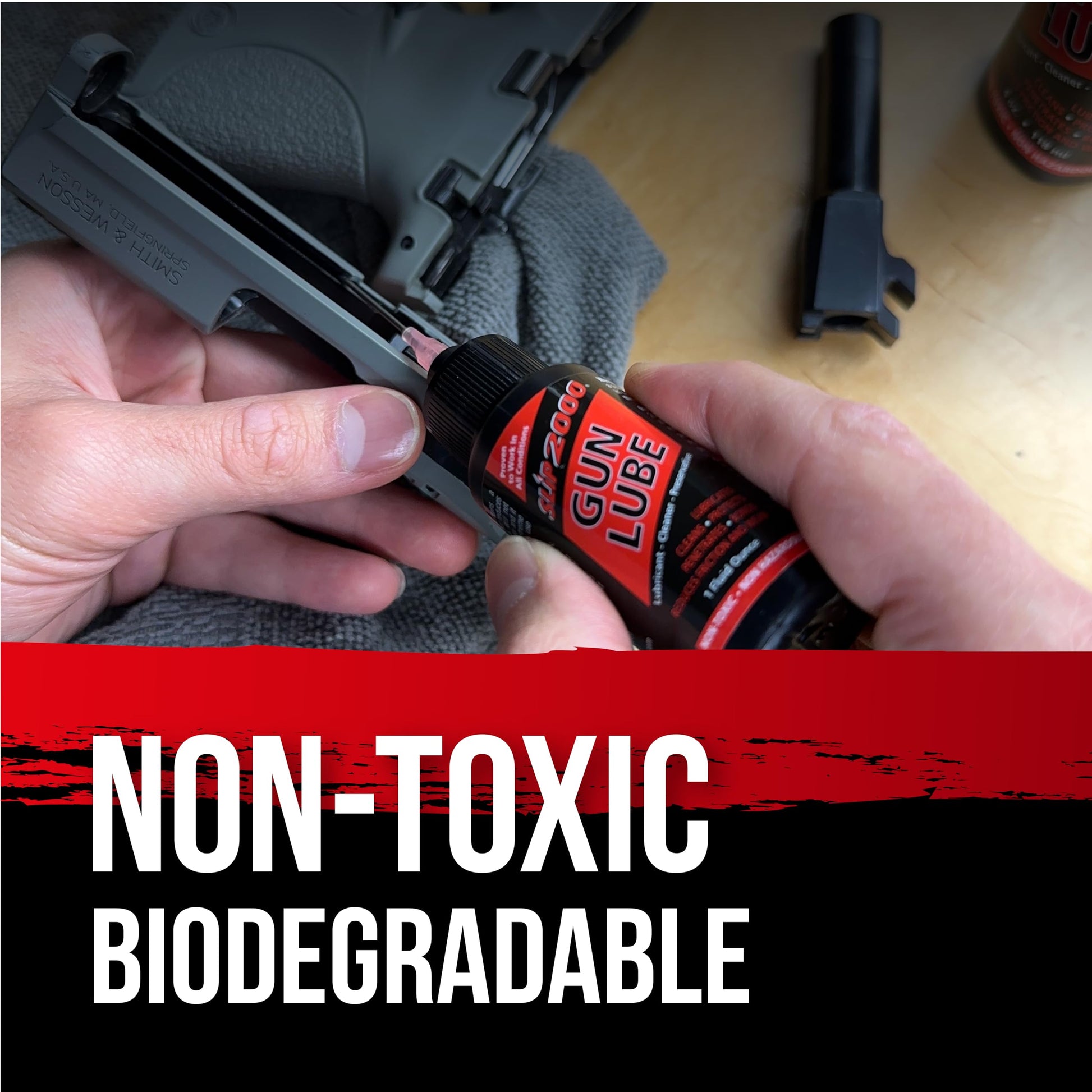 Slip 2000 Gun Lube, 100% Pure Synthetic CLP, Performs in All Conditions, Gun Lubricants for Peak Performance, Reduces Heat, Eliminates Excessive Wear, Shotguns, Rifles and Pistols, 4-Ounce Pump Slip2000Au supplements