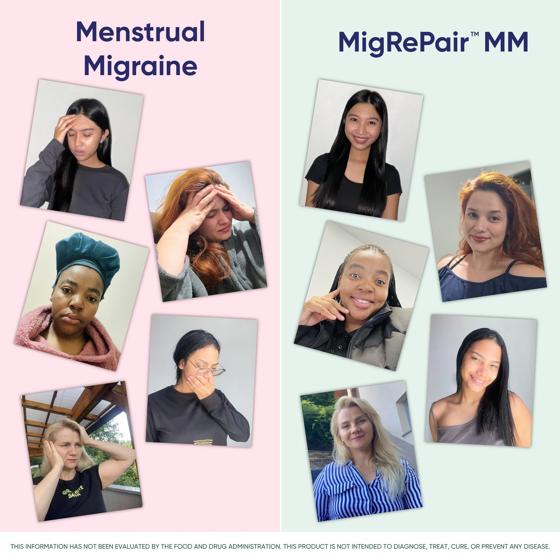 MigRePair MM Bottle of 60 - Doctor Formulated Natural Herbal Migraine Supplement for Women, Menstrual Migraine Relief, Hormonal Migraine Support with Feverfew, White Willow Bark Pine Bark & Grape Seed MigraceuticsAu supplements