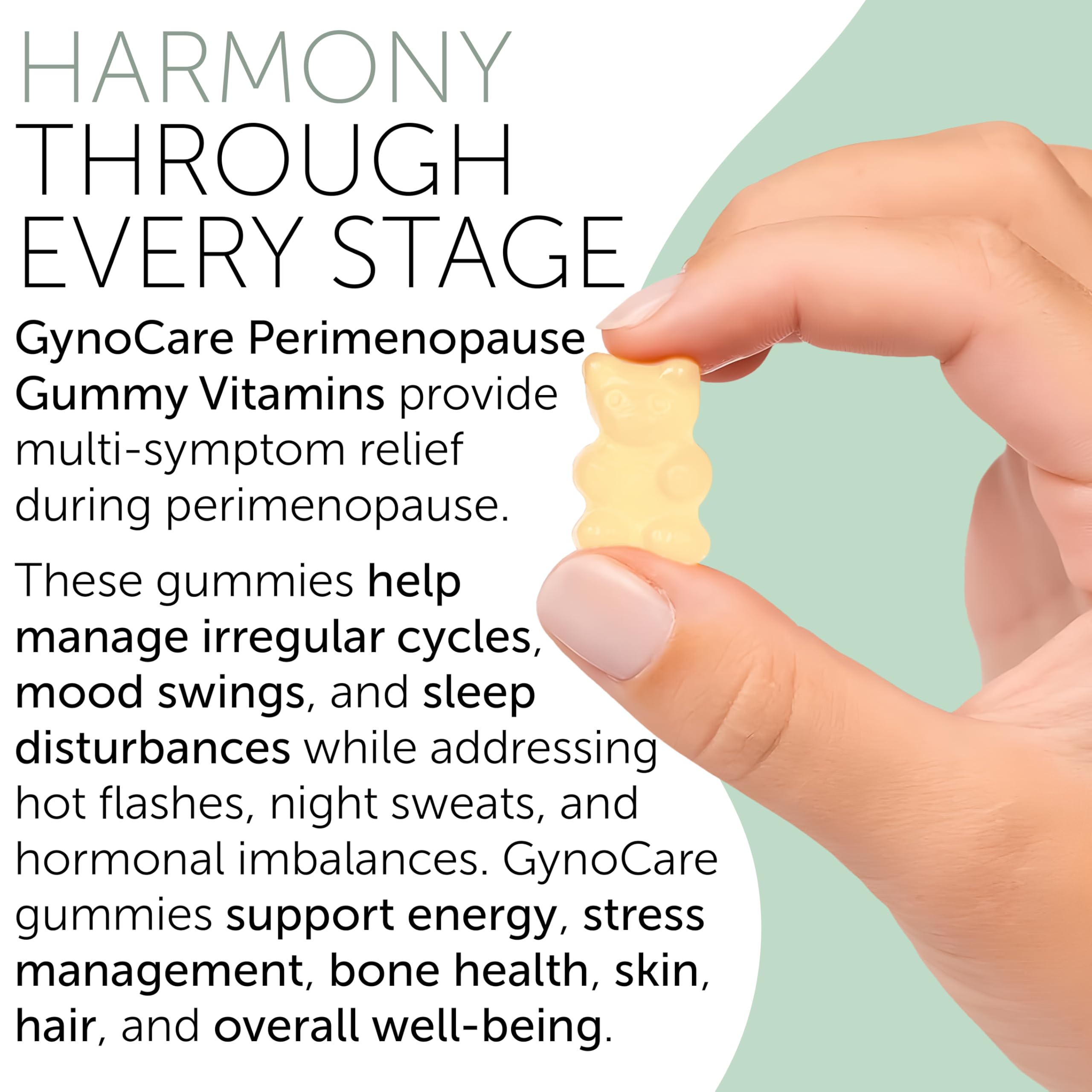 Perimenopause Supplements Women | Premenopausal Gummy Vitamins | Relief for Hormonal Balance & Mood Swings | Supports Menstrual Cycle Regulation | 60 Vegan Gummies Terramed Just Think ComfortAu supplements