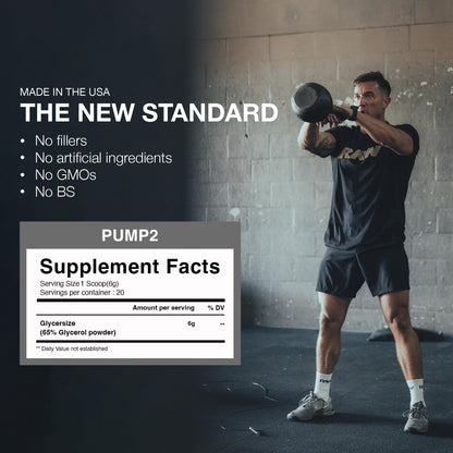 RAW Pump2 Pre Workout | Glycerol Pump Pre Workout Supplement, Pair Pump Supplement for Best Results Or Any Preworkout Powder | Enhanced Hydratio RAWUS supplements