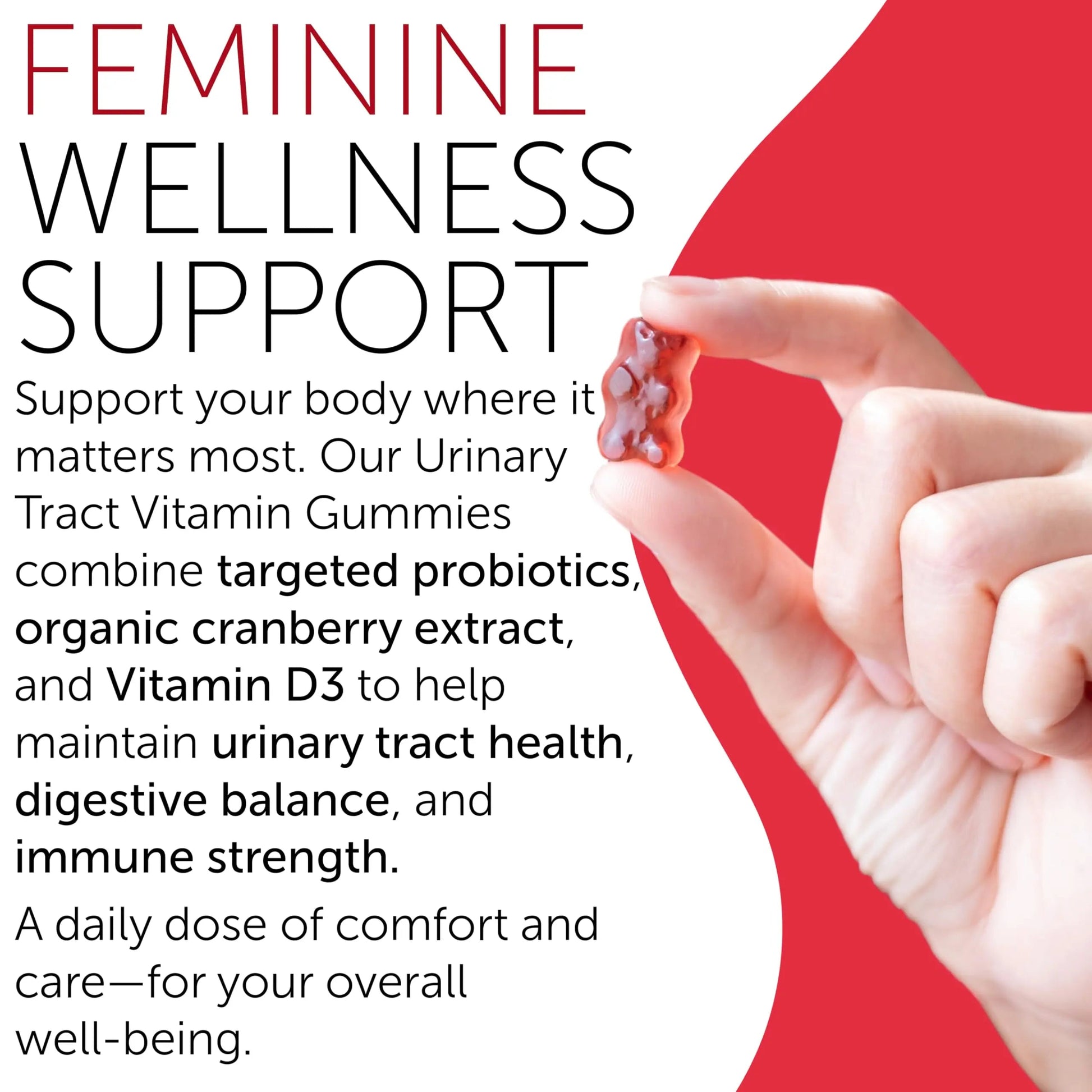 Cranberry Gummies UTI Treatment for Women | Urinary Tract Support for Women | Daily UTI Defense with Cranberry & Probiotics | Promotes Urinary Comfort & Normal Frequency | 60 Gummies Terramed Just Think ComfortAu supplements