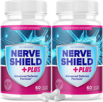 (2 Pack) Nerve Shield Plus Pills Original Supplement Advanced Nerve IDEAL PERFORMANCEAu supplements