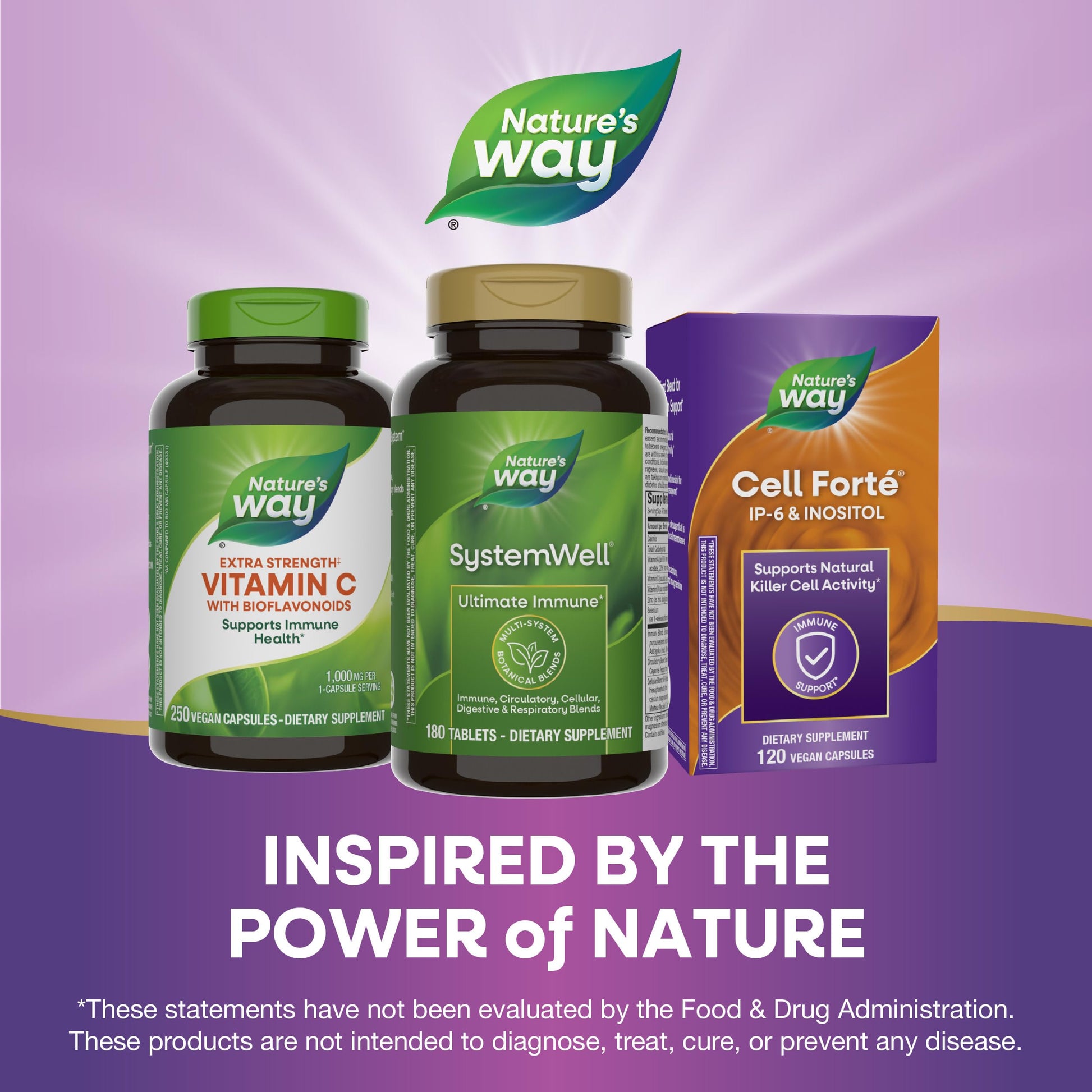 Nature's Way Systemwell Ultimate Immune* with Vitamins C, A, D, Zinc, & Selenium, Multi-System Botanical Blends Including Immune, Respiratory, Digestive & Circulatory, 180 Tablets (Packaging May Vary) Nature's WayAu supplements