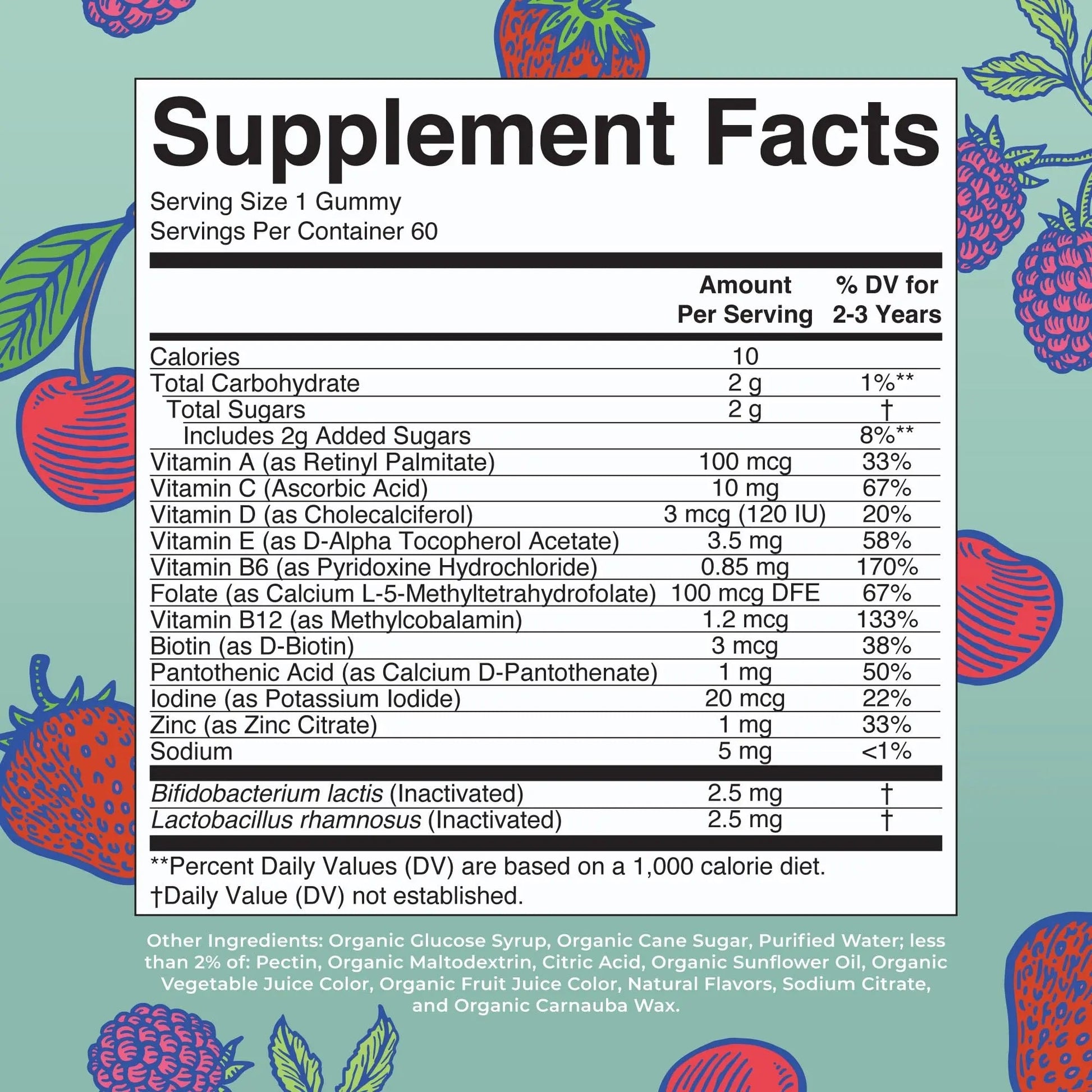 MaryRuth Organics Toddler Multivitamin Gummies + Postbiotics | USDA Organic | Vitamins for Kids Ages 2+ | Immune Support | Vitamin C | MaryRuth OrganicsAu supplements