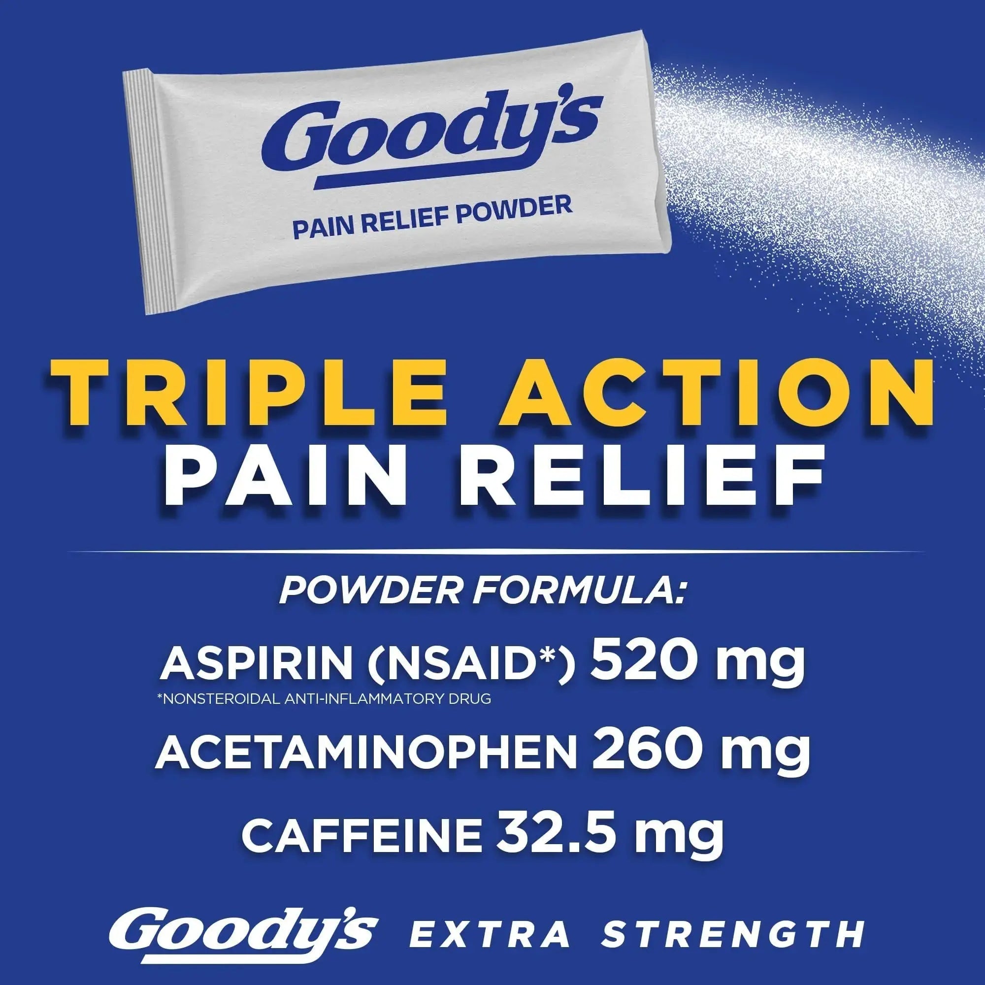 Goody's Pain Relief Powders, Extra Strength Headache Powder, 6 ct (Pack of 1) Goody'sAu supplements