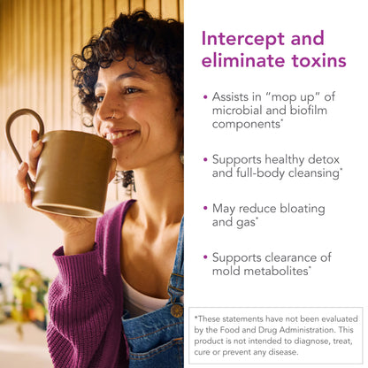 Biocidin G.I. Detox+ Activated Charcoal Binder & Zeolite Detox Supplements with Silica - Helps Bind & Clear Toxins - Supports Full Body Cleansing and May Reduce Bloating (60 Capsules) Bio-Botanical ResearchUS supplements