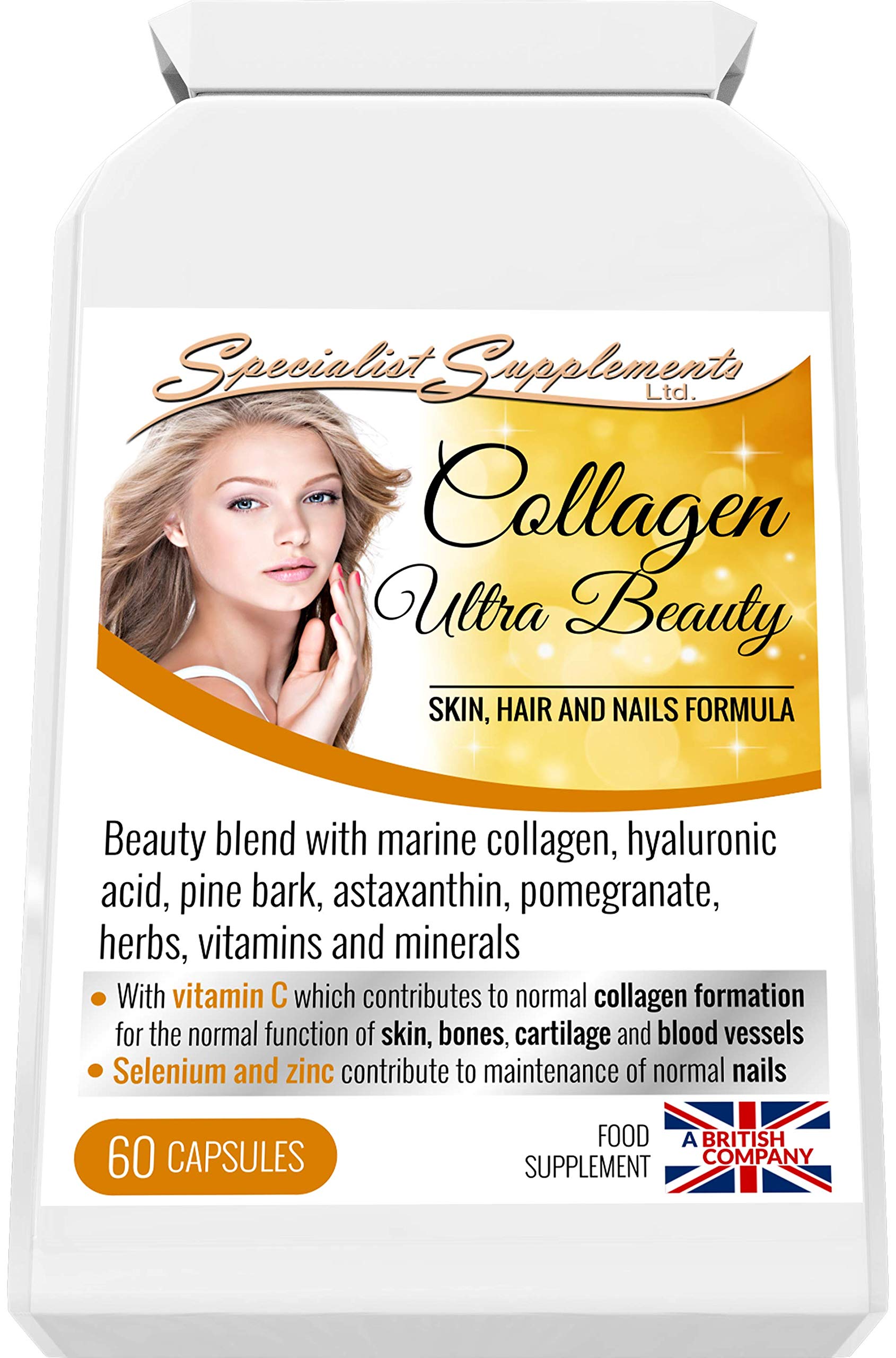 Specialist Supplements Collagen Ultra Beauty Marine Collagen, Hyaluronic Acid, Vitamin, Mineral Specialist SupplementsAu supplements