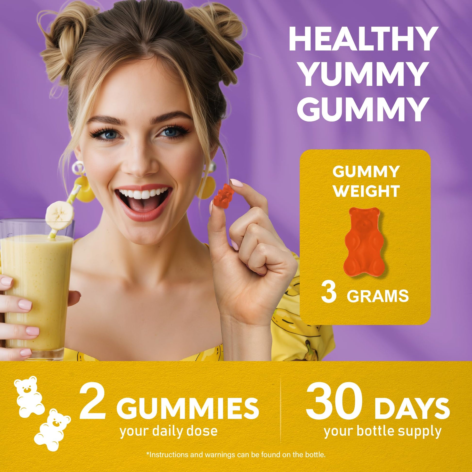 Probiotic Gummies 10B CFU with Prebiotic Fiber - Digestion & Immune Support - Debloat, Stomach & Gut Comfort - Probiotics for Women & Men - Natural Berry Flavor - Vegan & Sugar-free - 60 Gummies NUTRAHARMONYAu supplements